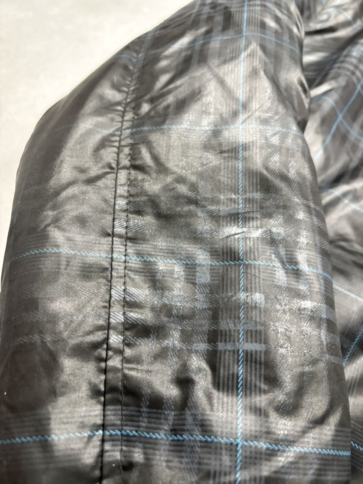 Dolce & Gabbana Dolce & Gabbana Sport 2000s Black Check Puffer Jacket VTG Size US L / EU 52-54 / 3 - 11 Thumbnail