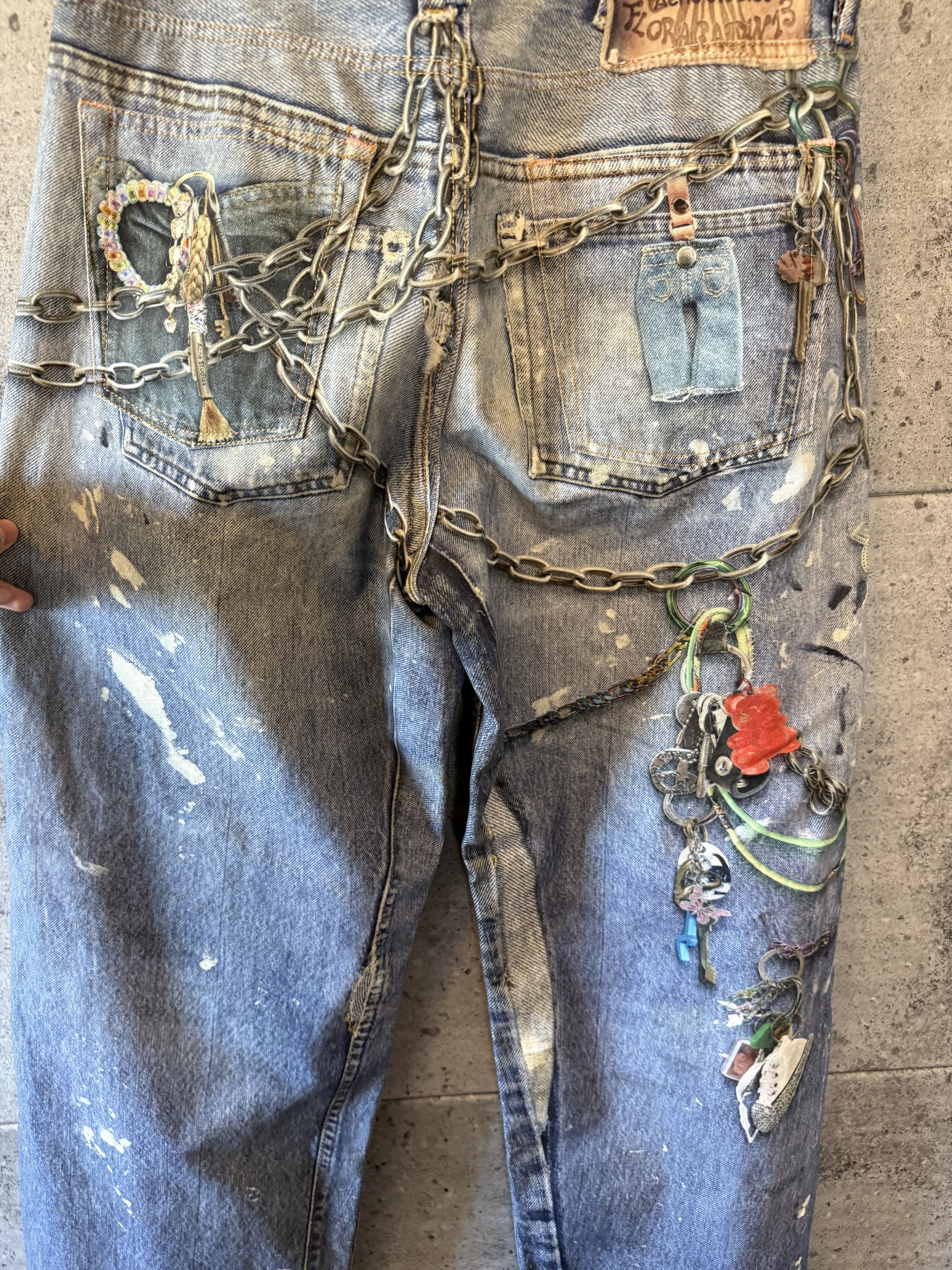 Acne Studios Acne studios trompe loeli key chain denim Size US 35 - 6 Thumbnail