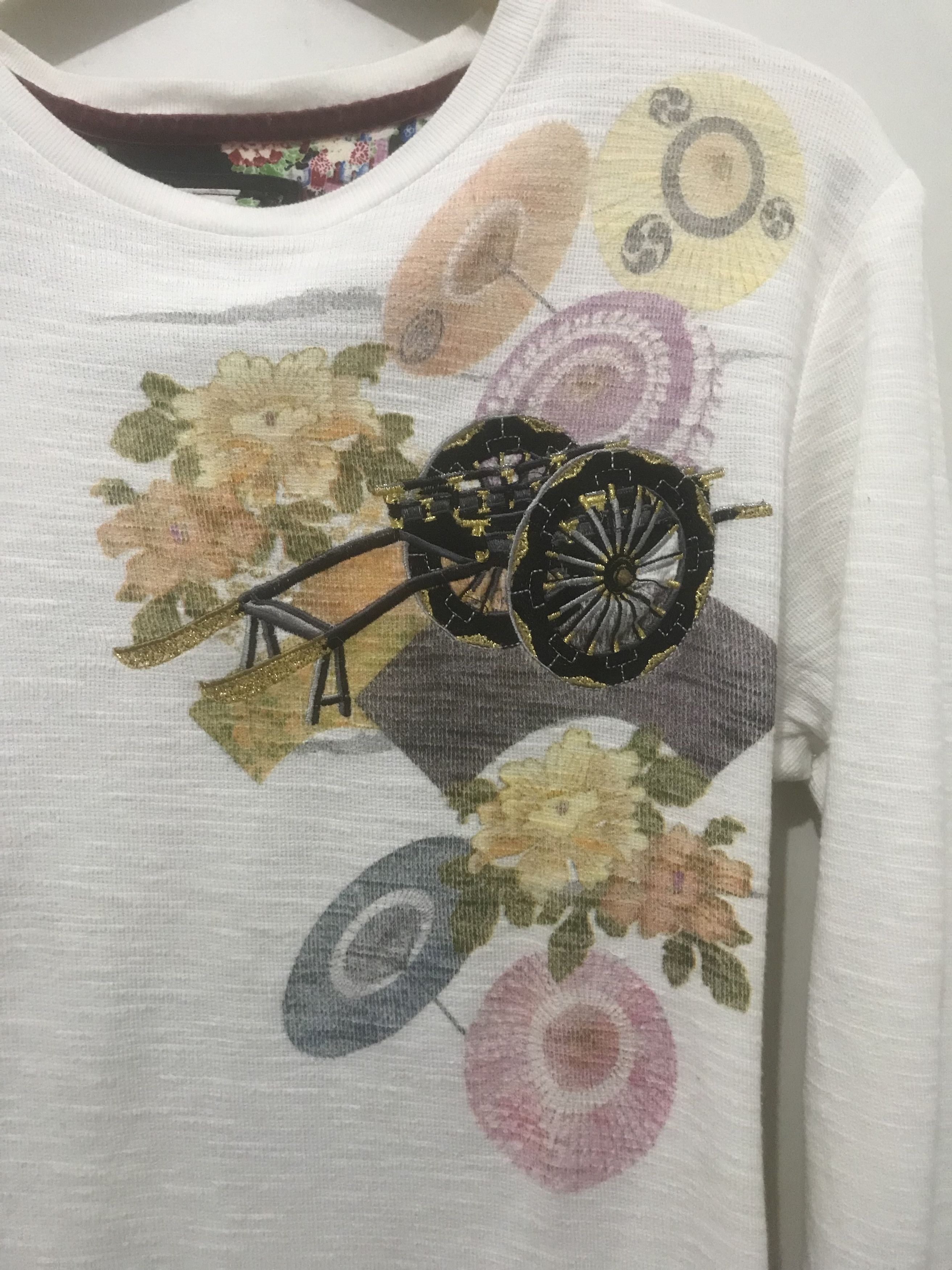 Japanese Brand RARE Miyabi Musubi Sukajan Japanese Dragon Embroidery Tee Size US M / EU 48-50 / 2 - 4 Thumbnail