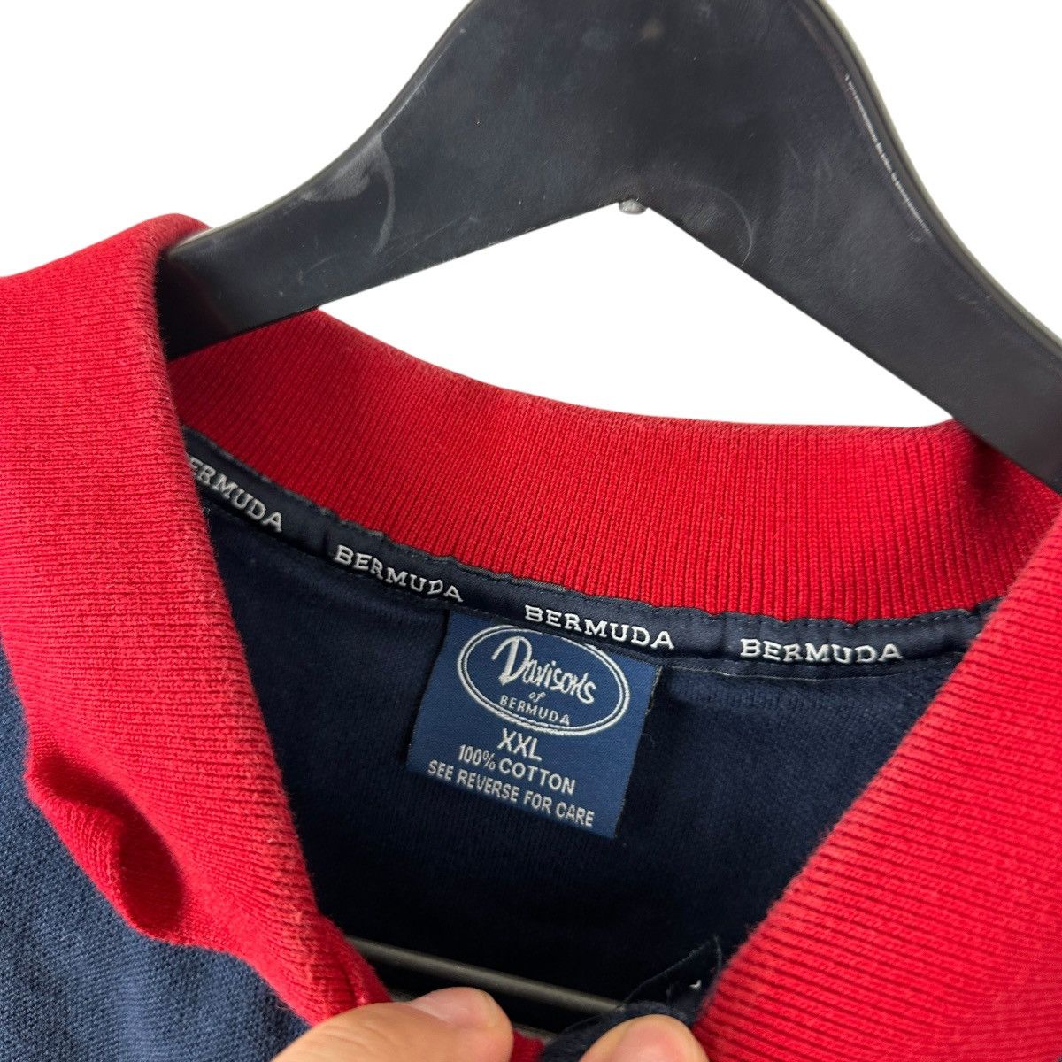 Vintage Vintage Davison Of Bermuda Crown Colony Polo Shirt Size US XXL / EU 58 / 5 - 8 Thumbnail