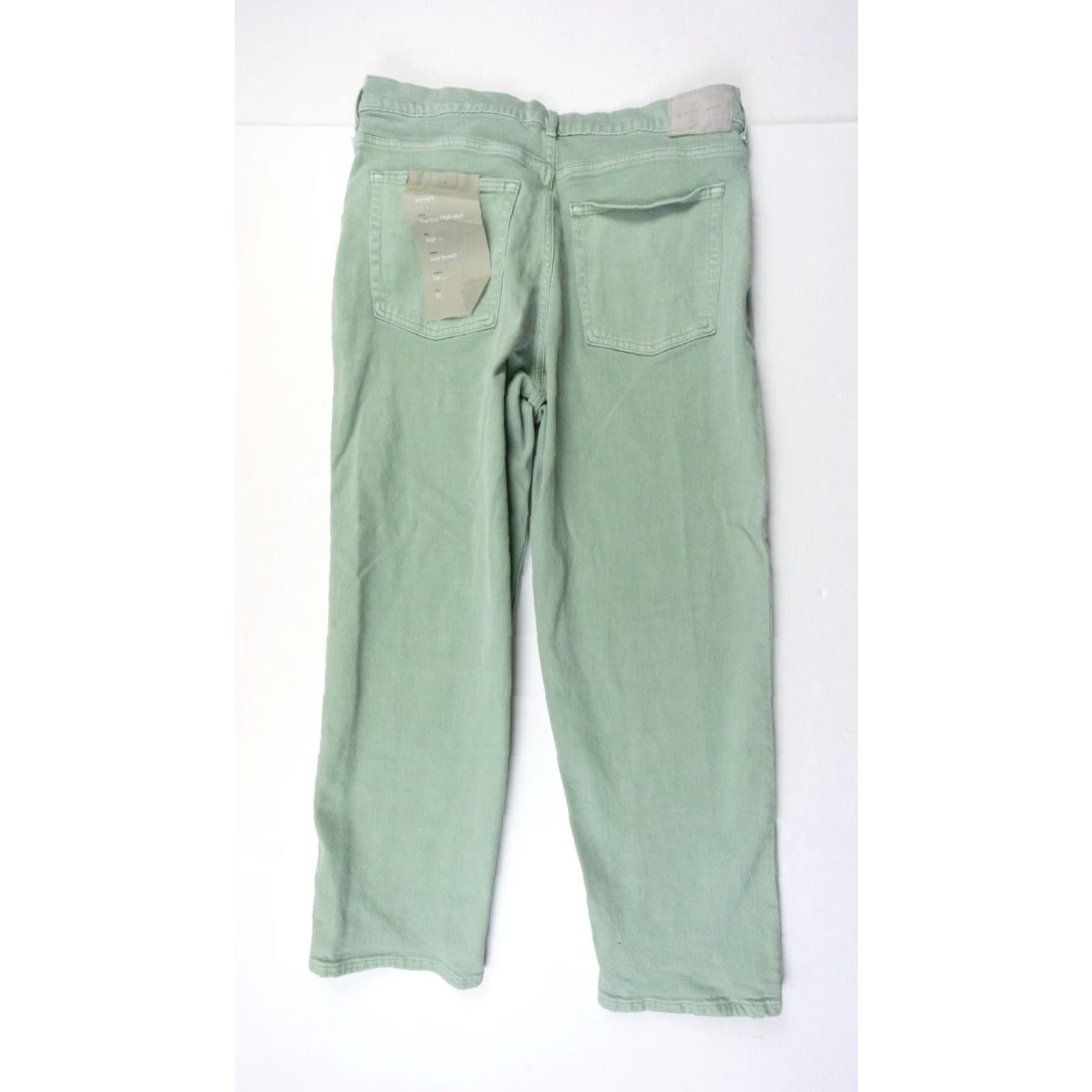 Everlane Everlane The Way High Jeans - Women’s Denim 33 Tall Green High Rise Straight Leg 5-Pocket Jeans Womens Size 24" / US 00 / IT 34 - 4 Thumbnail