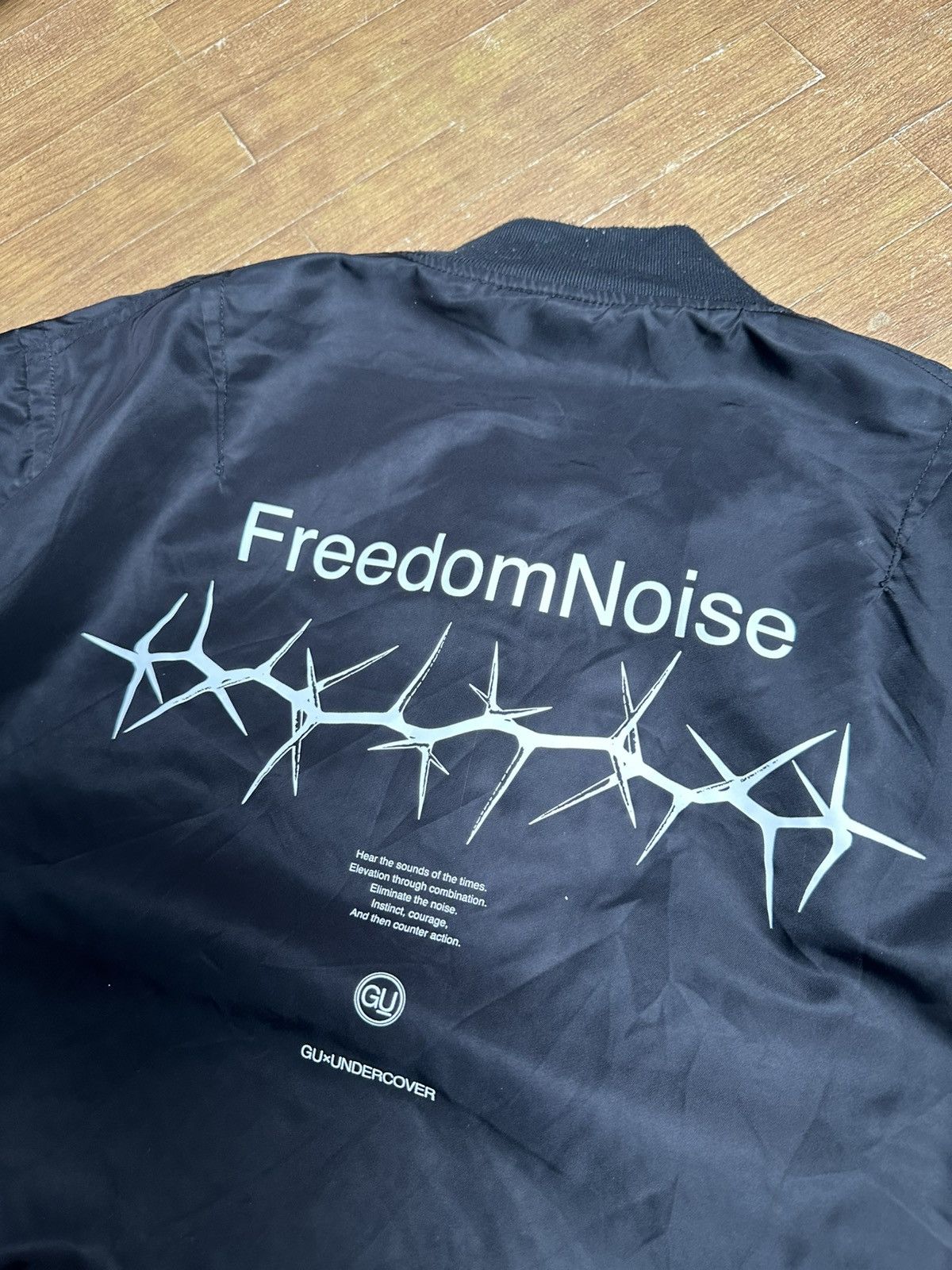 GU × Undercover GU X UNDERCOVER Freedom Noise Bomber Jacket Size US L / EU 52-54 / 3 - 3 Thumbnail