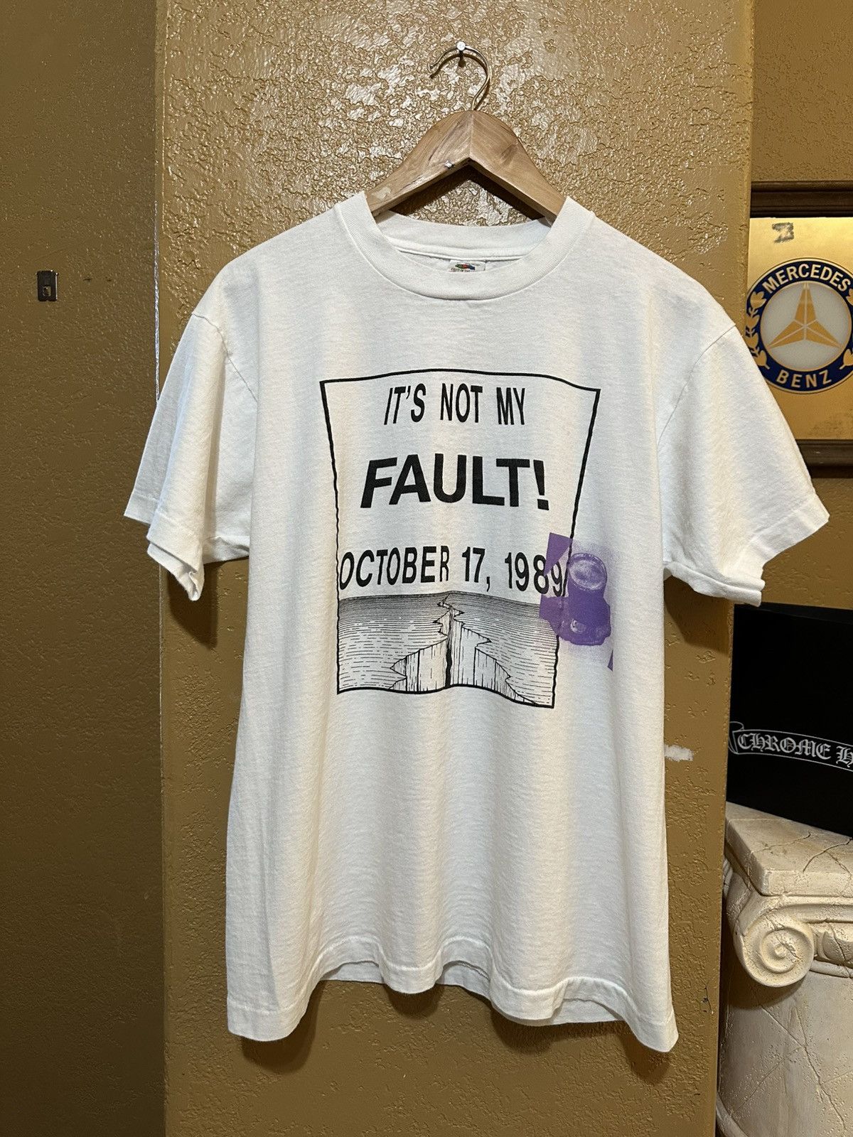 4GSELLER × Vintage Vintage 1989 San Francisco Earthquake T Shirt Large Size US L / EU 52-54 / 3 - 1 Thumbnail