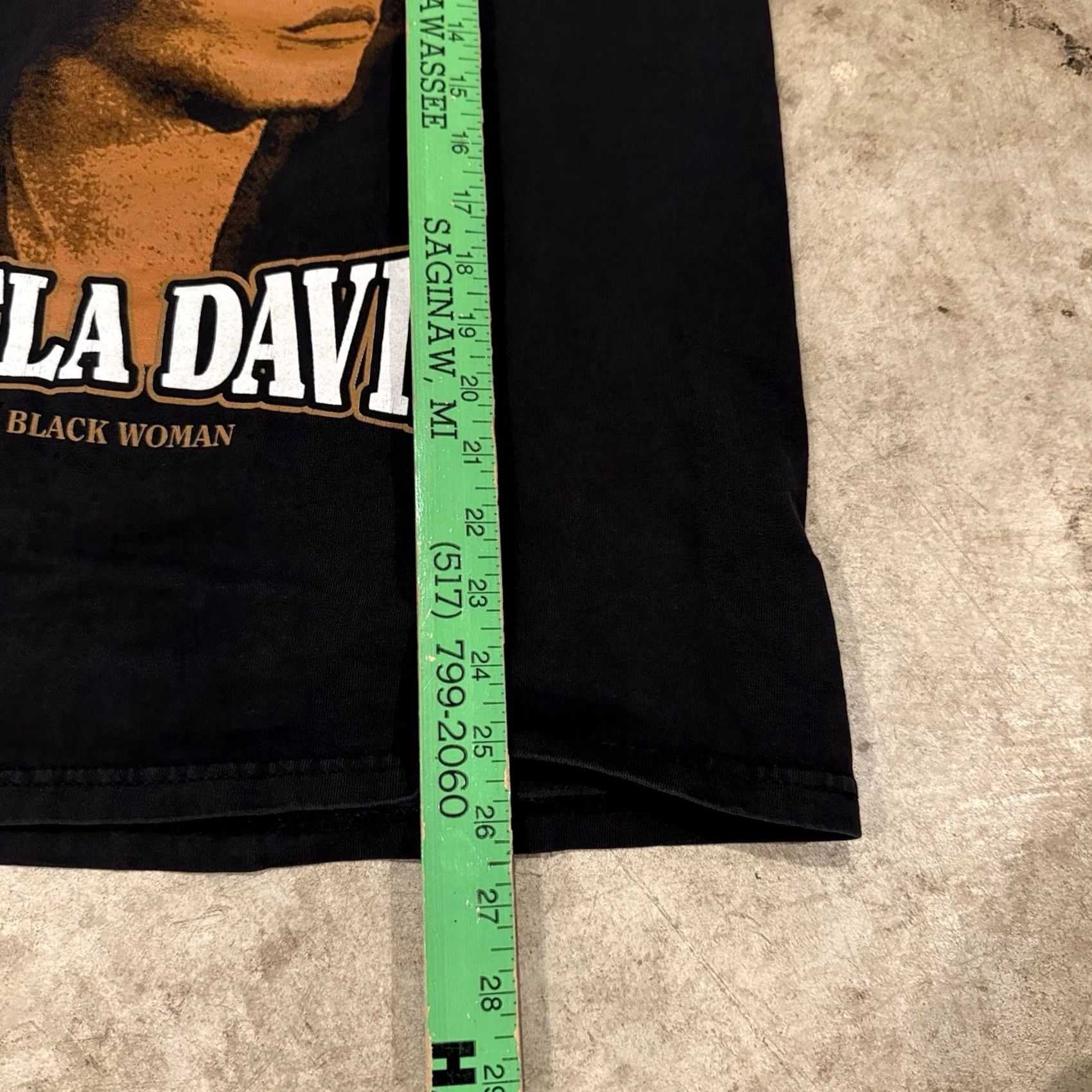 Vintage VINTAGE Angela Davis 1990s Photo Black Panther Rare Shirt Medium Black Shirt Unisex Adults 90s Size US M / EU 48-50 / 2 - 6 Thumbnail