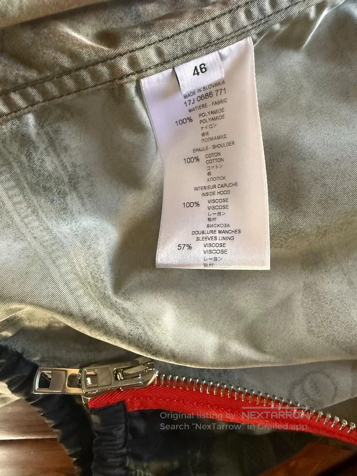 Givenchy Givenchy Men's Jacket Trench Coat. Size US S / EU 44-46 / 1 - 7 Thumbnail