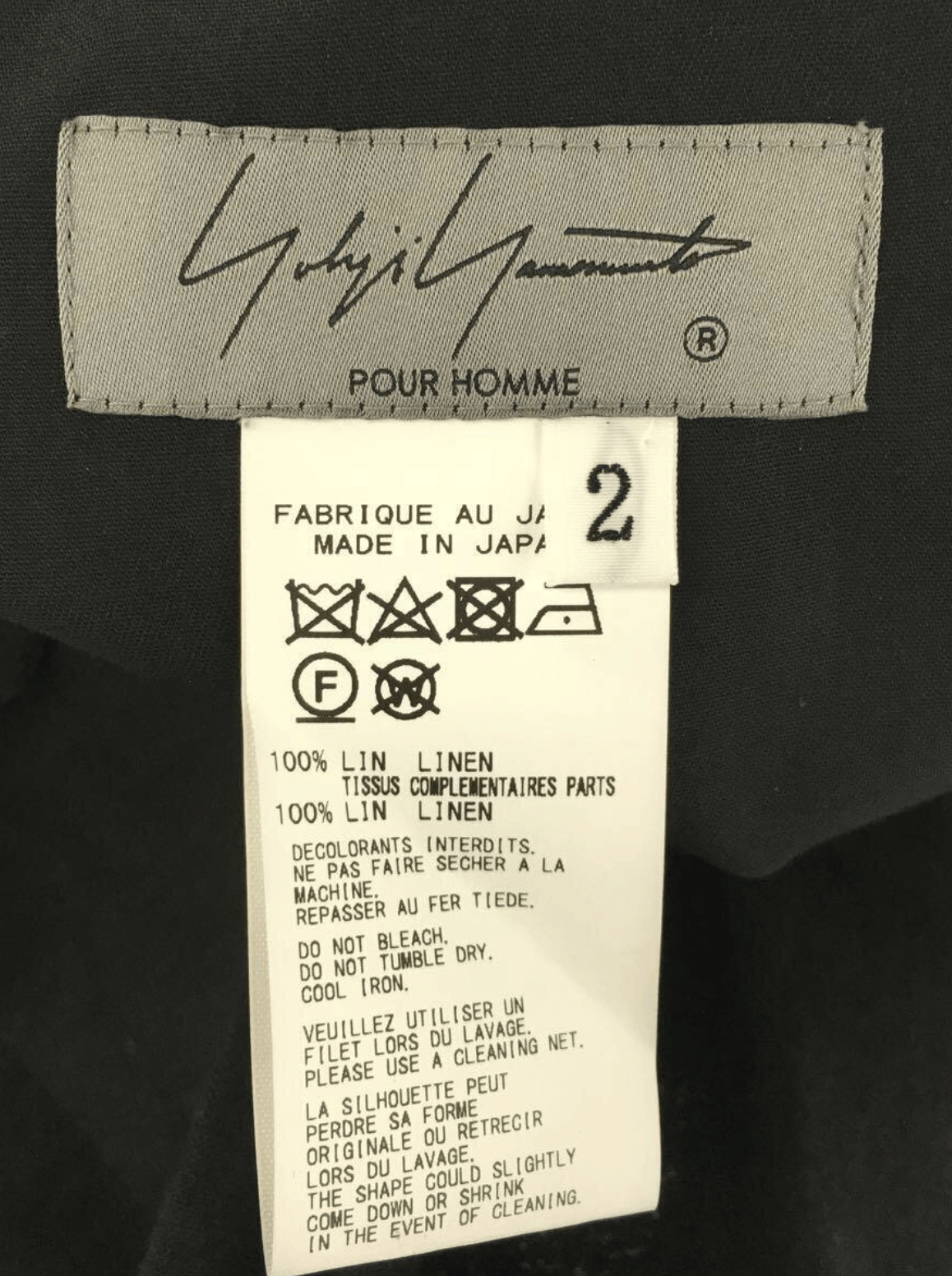 Yohji Yamamoto Yohji Yamamoto Pour Homme - BELGIUM LINEN PLUSH CUFFS PANTS Size US 30 / EU 46 - 8 Thumbnail