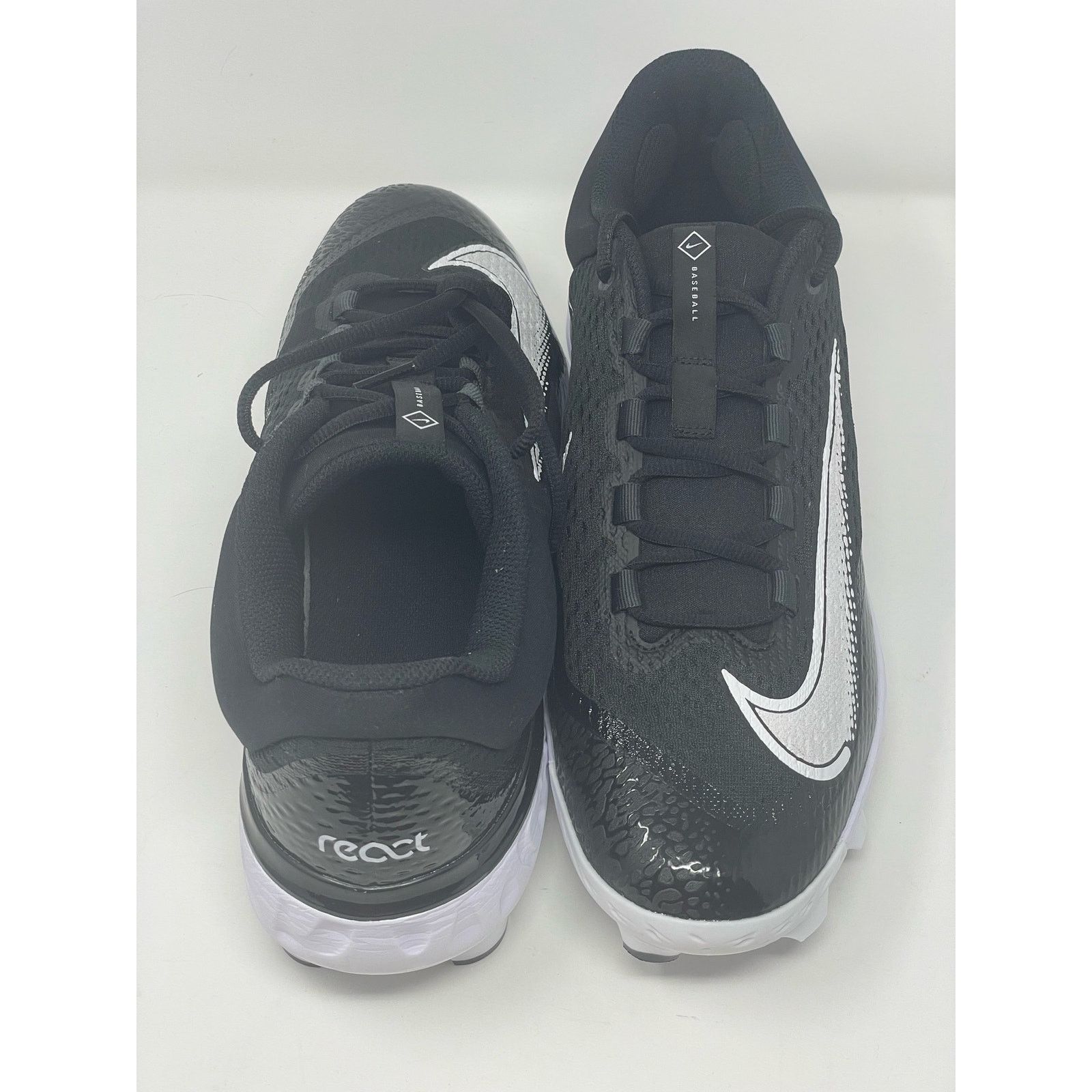 Nike Nike Alpha Huarache Elite 4 Baseball Cleats Black Mens 13.5 Size US 13 / EU 46 - 8 Thumbnail