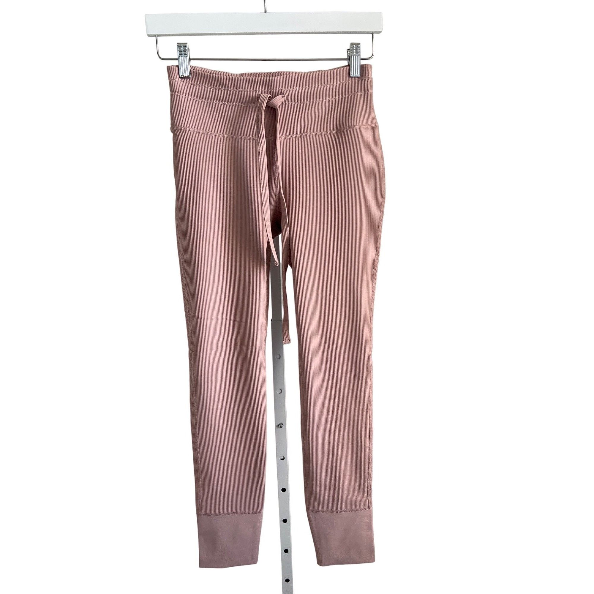 Free People Free People Ribbed Dusty Pink Leggings Size 27" / US 4 / IT 40 - 2 Thumbnail