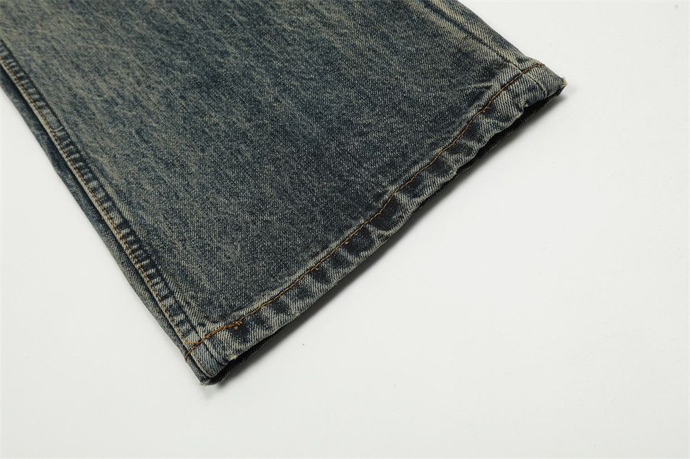 Vintage Men's Distressed Washed Loose-Fit Flared Jeans Size US 32 / EU 48 - 6 Thumbnail