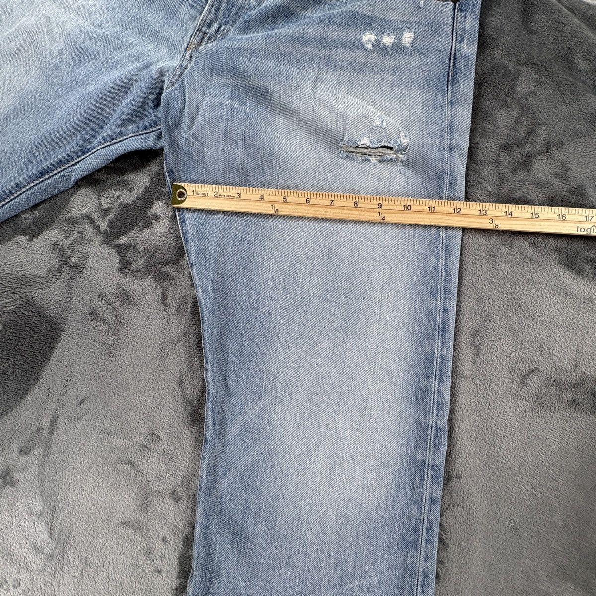 Polo Ralph Lauren Vintage Polo Ralph Lauren 867 Denim Jeans Distressed 36x35 V Size US 36 / EU 52 - 11 Thumbnail