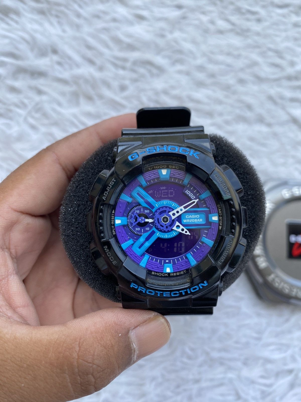 Casio G-SHOCK GA-110HC-1A Black Blue Purple Watches