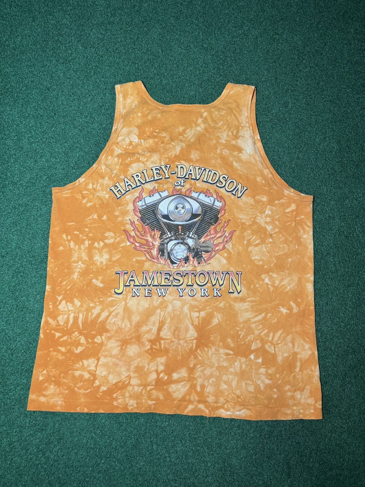 Harley Davidson Vintage 90s Harley Davidson Biker Single Stitch Lrg Tank Top Size US L / EU 52-54 / 3 - 4 Thumbnail