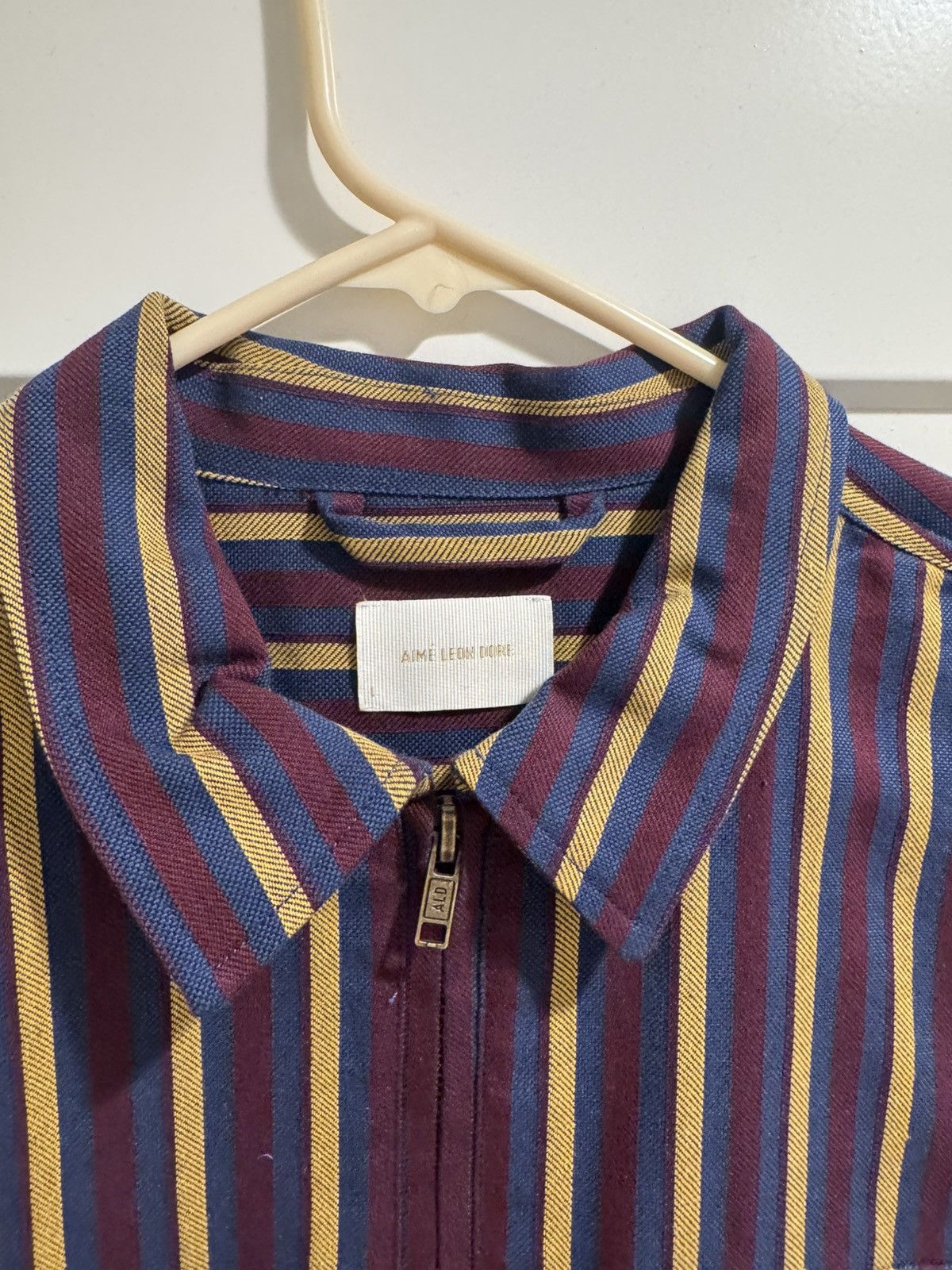 Aime Leon Dore Aime Leon Dore Quarter Zip Collared Shirt Size US L / EU 52-54 / 3 - 2 Thumbnail