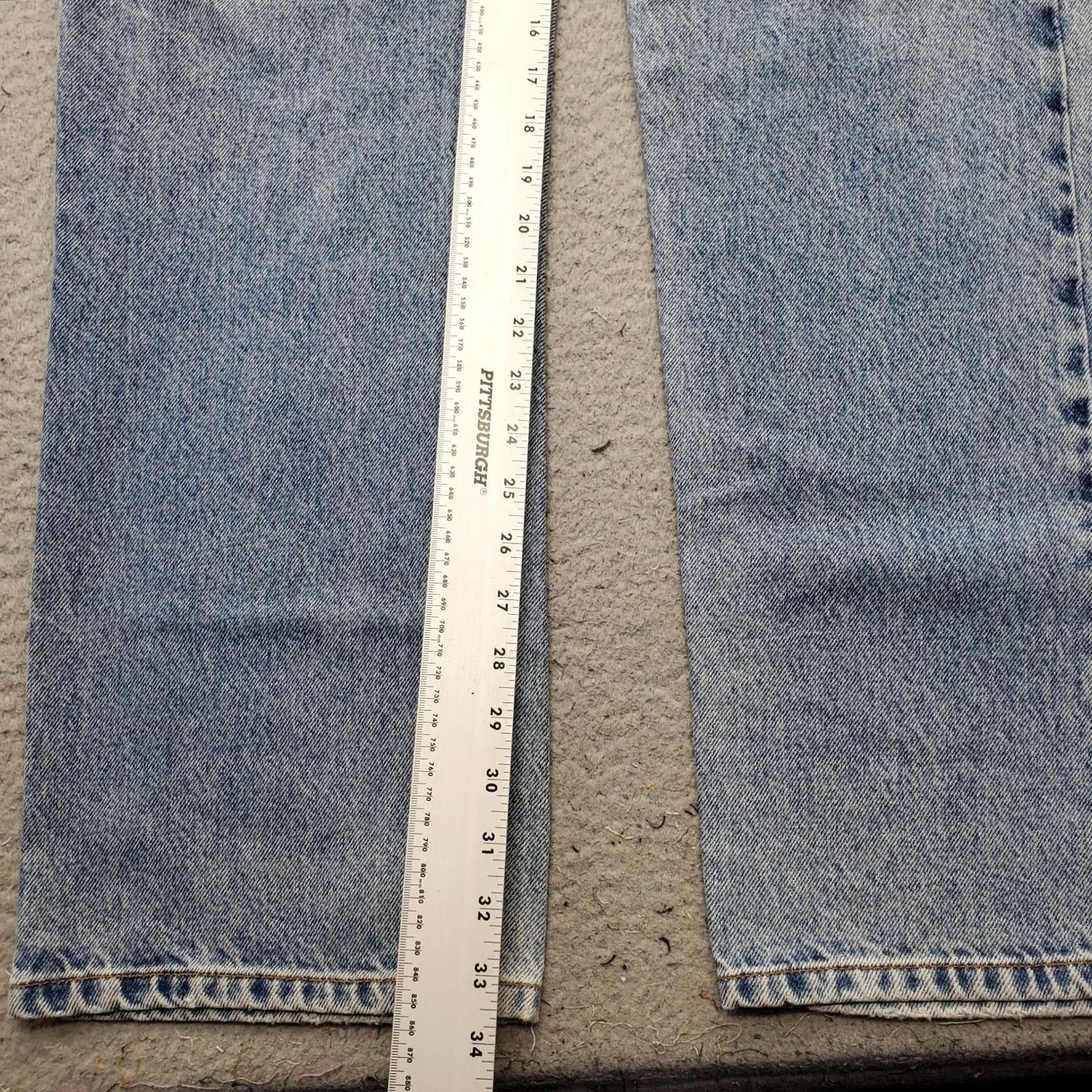Calvin Klein Calvin Klein Jeans Mens 36 Blue Denim Light Wash Streetwear Straight Leg Shirt Size US 36 / EU 52 - 4 Thumbnail