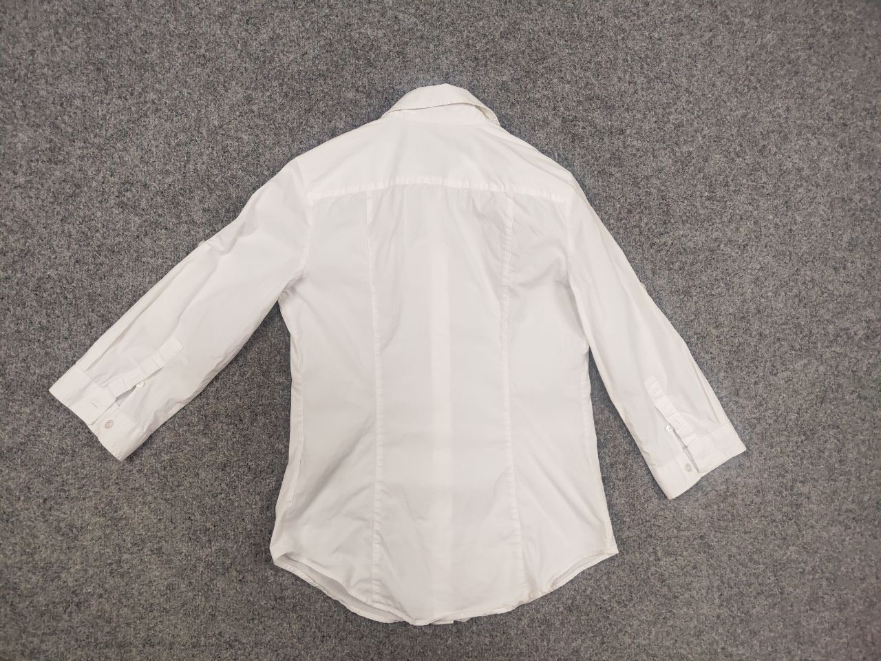 Burberry Vintage Burberry Brit Logo button-down 3/4 sleeves shirt Size XS / US 0-2 / IT 36-38 - 7 Thumbnail