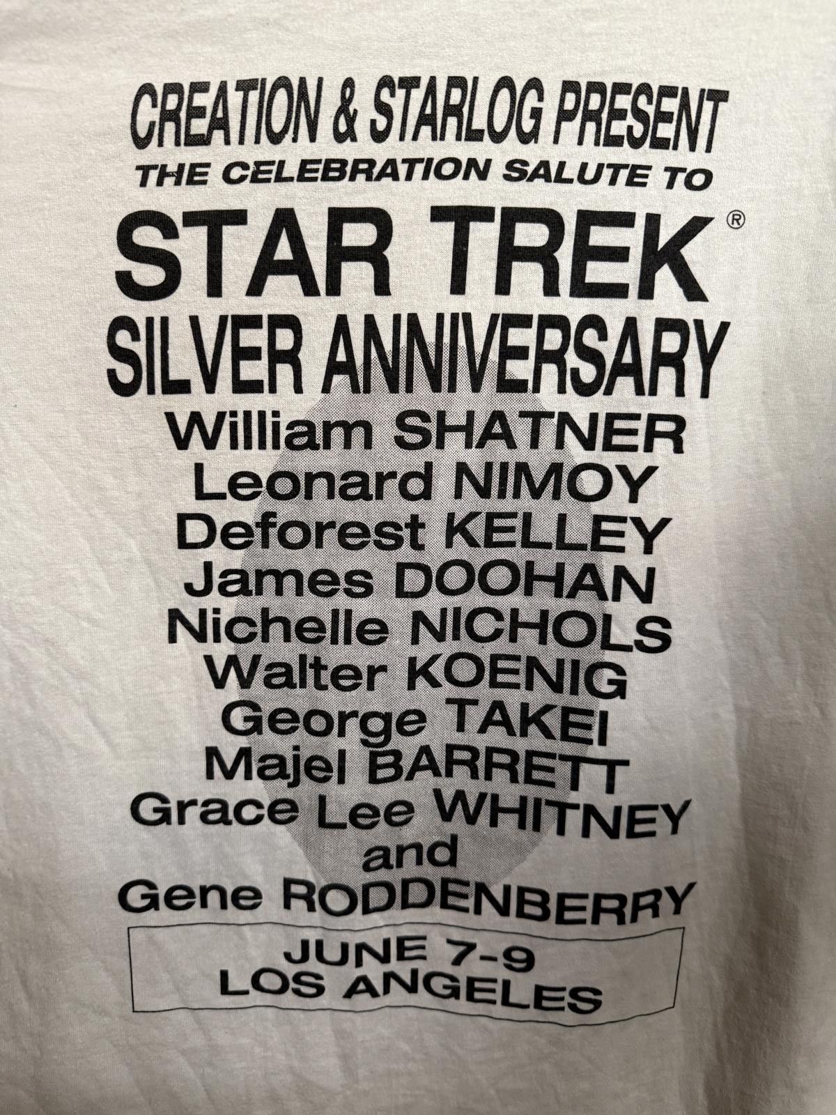 Other VTG Star Trek T-shirt 1991 25th Silver Anniversary Tee XXL Size US XXL / EU 58 / 5 - 6 Thumbnail