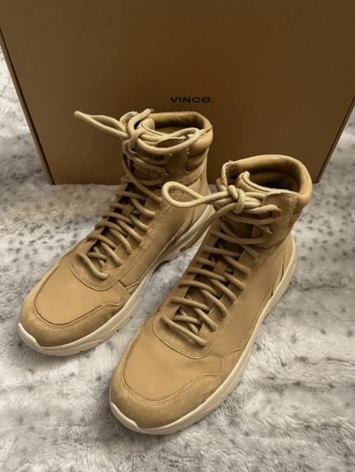 Vince VINCE ELVIO Men's Utilitarian Suede Lug Boots Size US 9 / EU 42 - 7 Thumbnail