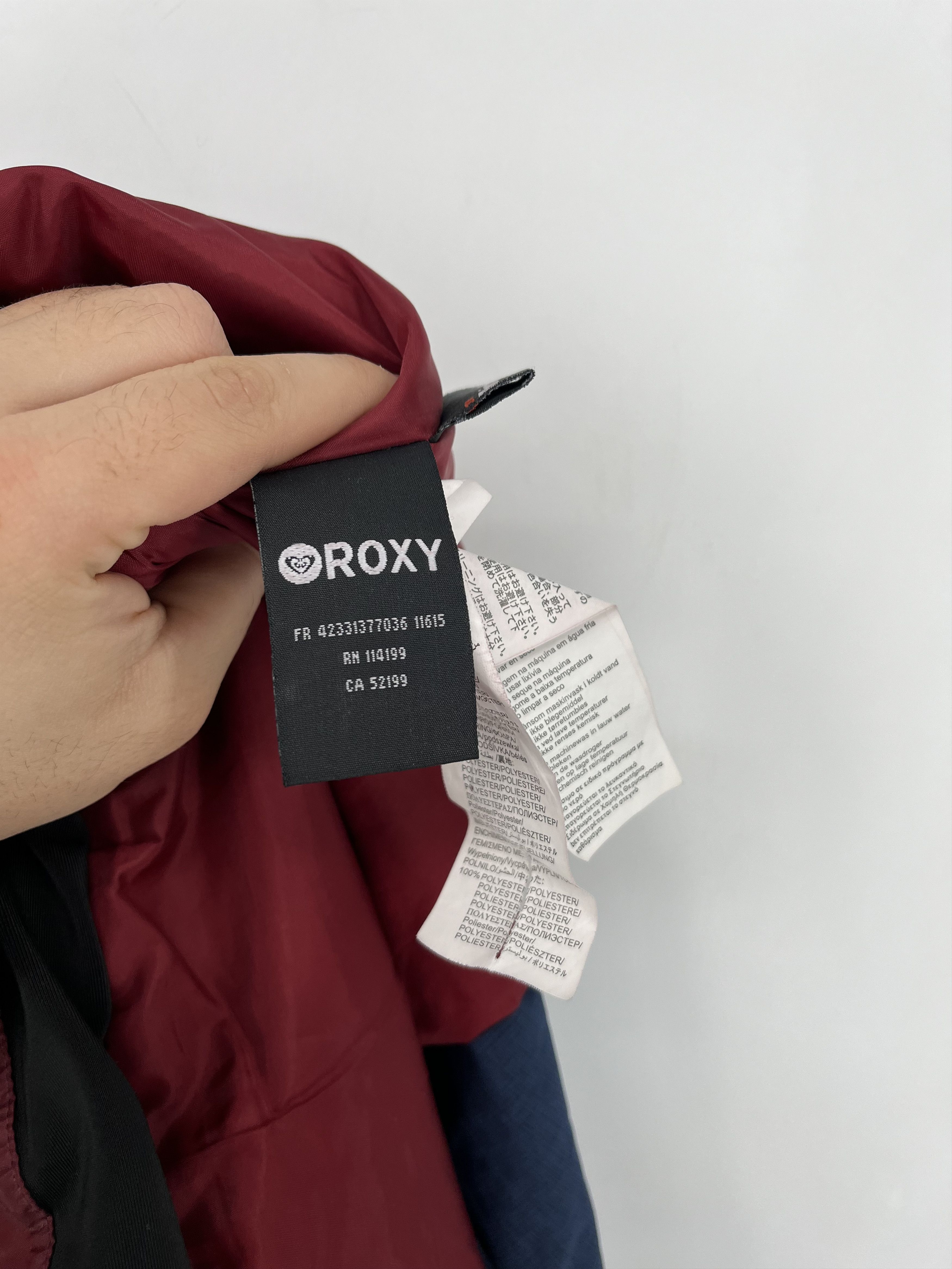 Quiksilver × Vintage Vintage 90s Roxy Quicksilver Jacket pull over ski jacket Size XS / US 0-2 / IT 36-38 - 12 Thumbnail