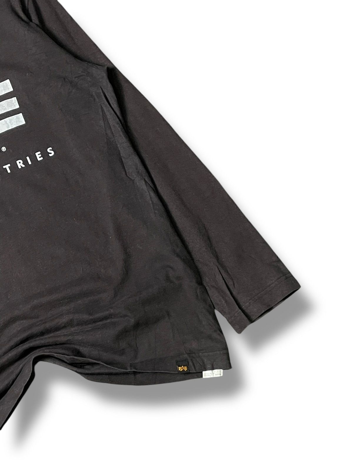 Alpha Industries × Japanese Brand × Vintage Alpha Industries Basic Long Sleeve Shirt (75) Size US L / EU 52-54 / 3 - 4 Thumbnail