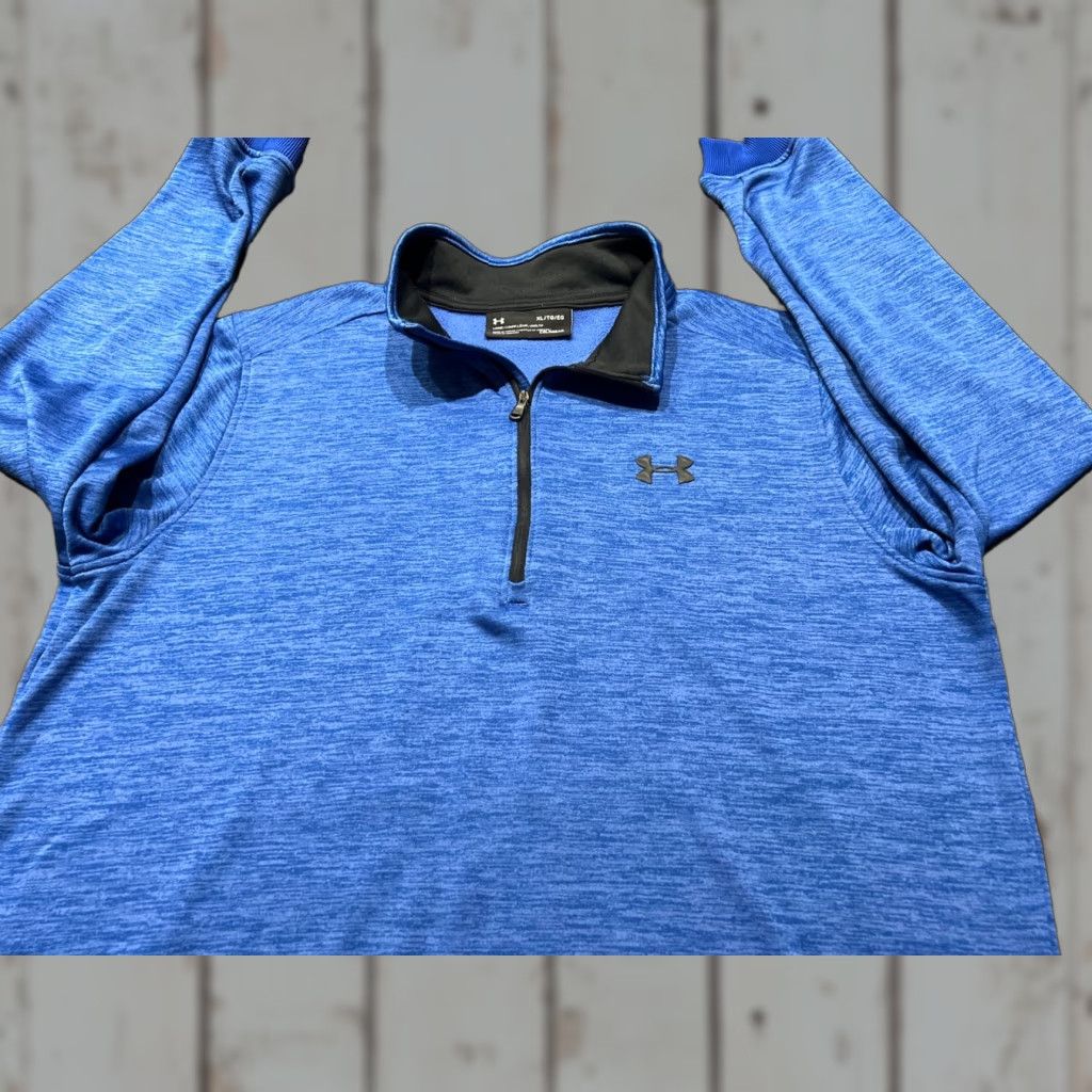 Under Armour Under Armour Men’s Armour Fleece 1/2-Zip Pullover Game Royal Blue XL Size US XL / EU 56 / 4 - 1 Thumbnail