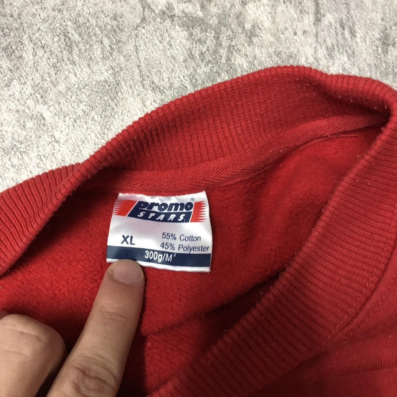 Coca Cola Coca-Cola red sweatshirt with embroidered logo sweatshirt Size US XL / EU 56 / 4 - 3 Thumbnail