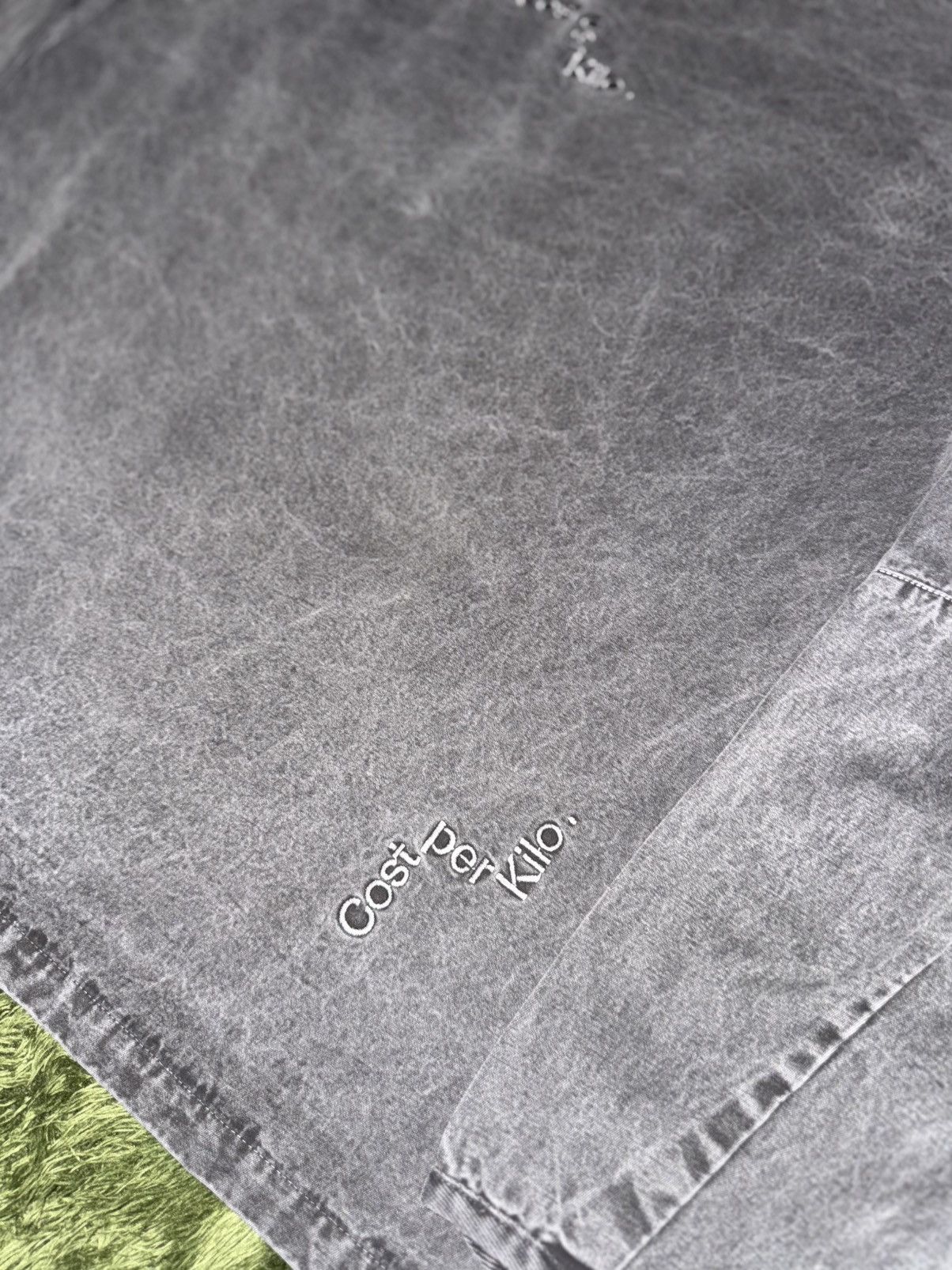 Japanese Brand [XL] cost per Kilo Vintage Wash Cotton Pullover Grey Size US XL / EU 56 / 4 - 3 Thumbnail
