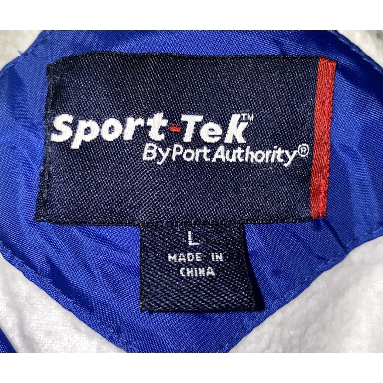 Port Authority Port Authority Mens Blue Sport Tek Snap Button Jacket Size L Size US L / EU 52-54 / 3 - 6 Thumbnail