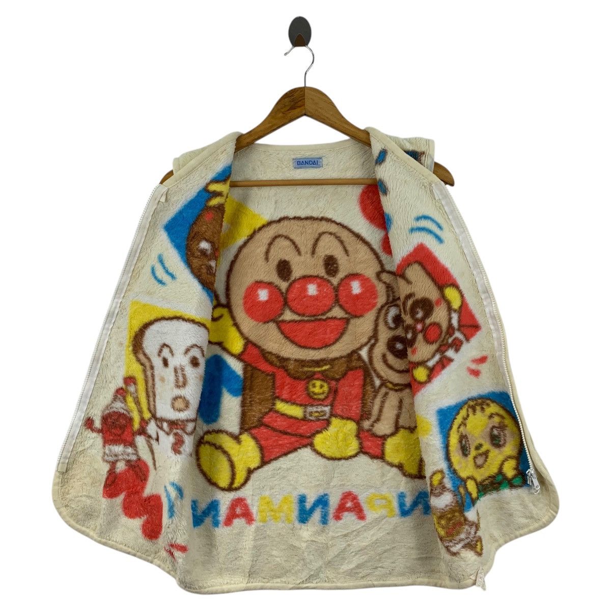 Vintage Vintage ANPANMAN BANDAI Japanese Cartoon Fleece Vest Jacket Size US S / EU 44-46 / 1 - 3 Thumbnail