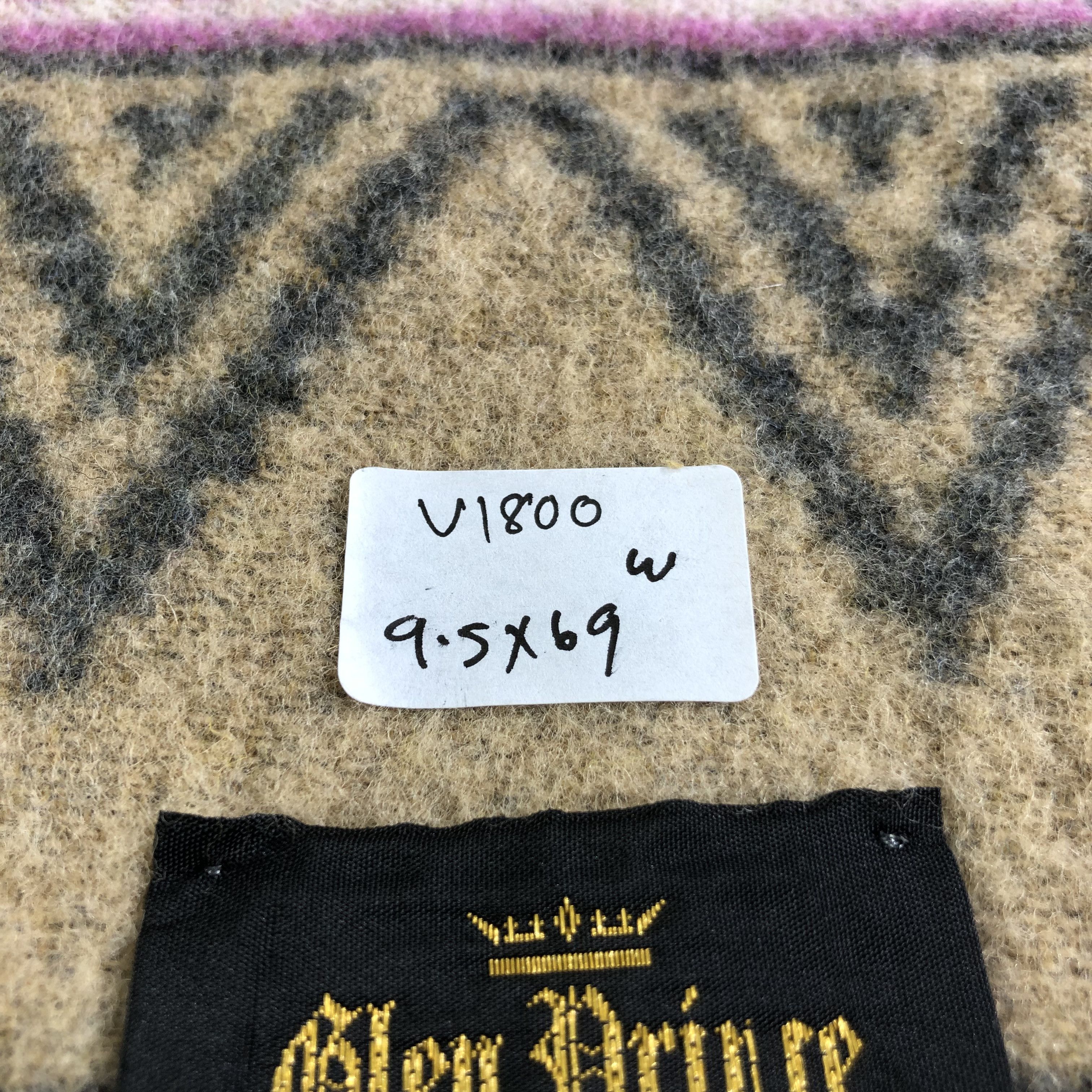 Vintage Glen Prince Navajo Wool Scarf Muffler V1800 Size ONE SIZE - 6 Thumbnail