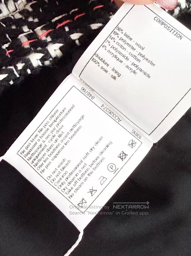 Chanel Chanel Color-matched plaid woven short tweed long-sleeved Size XS / US 0-2 / IT 36-38 - 9 Thumbnail