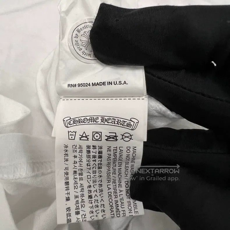 Chrome Hearts CHROME HEARTS Size S White horseshoe printed short sleeve T Size US S / EU 44-46 / 1 - 5 Thumbnail