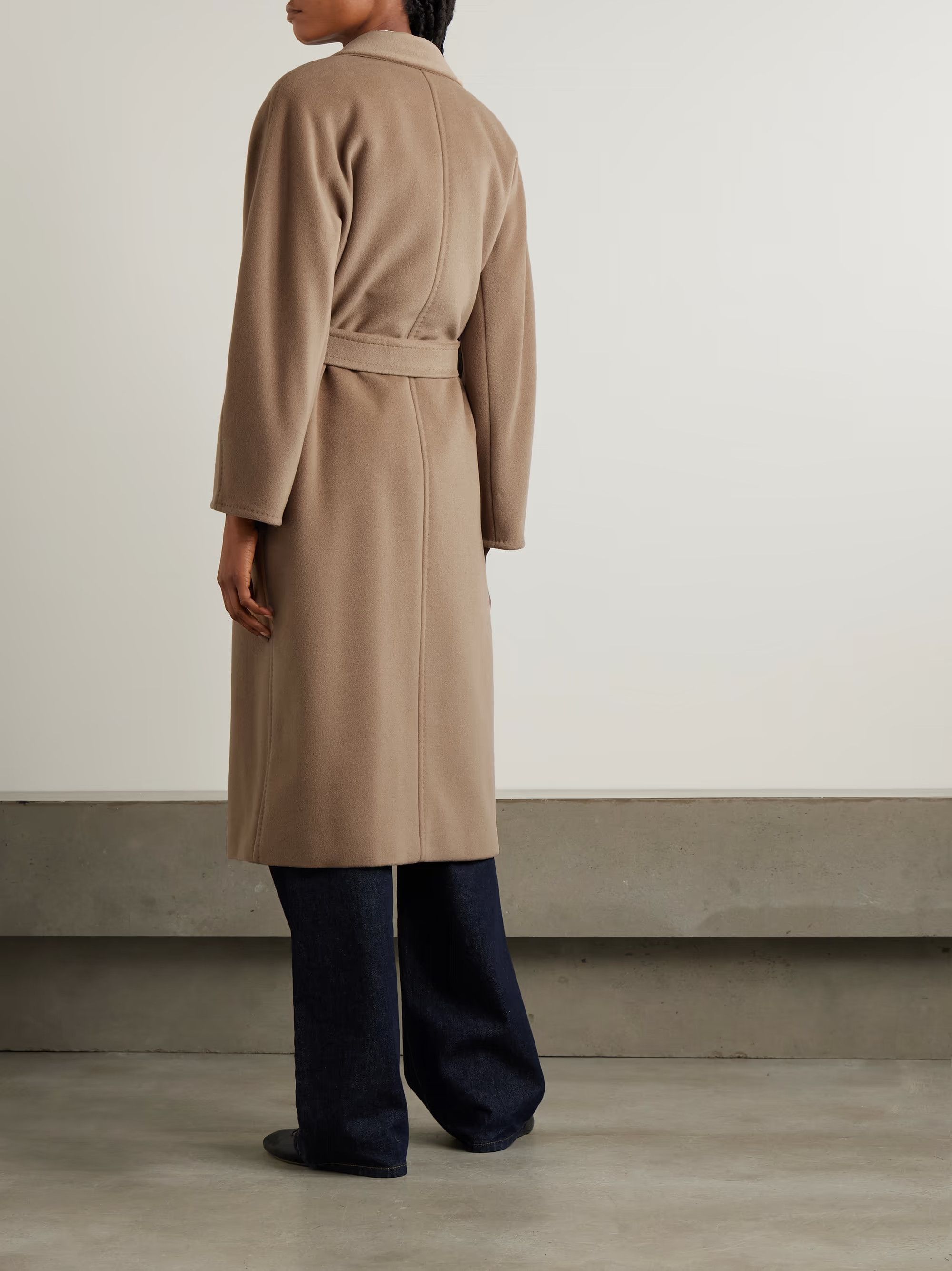 Max Mara Max Mara Madame 101801 Double-Breasted Wool Cashmere Coat Size XS / US 0-2 / IT 36-38 - 4 Thumbnail