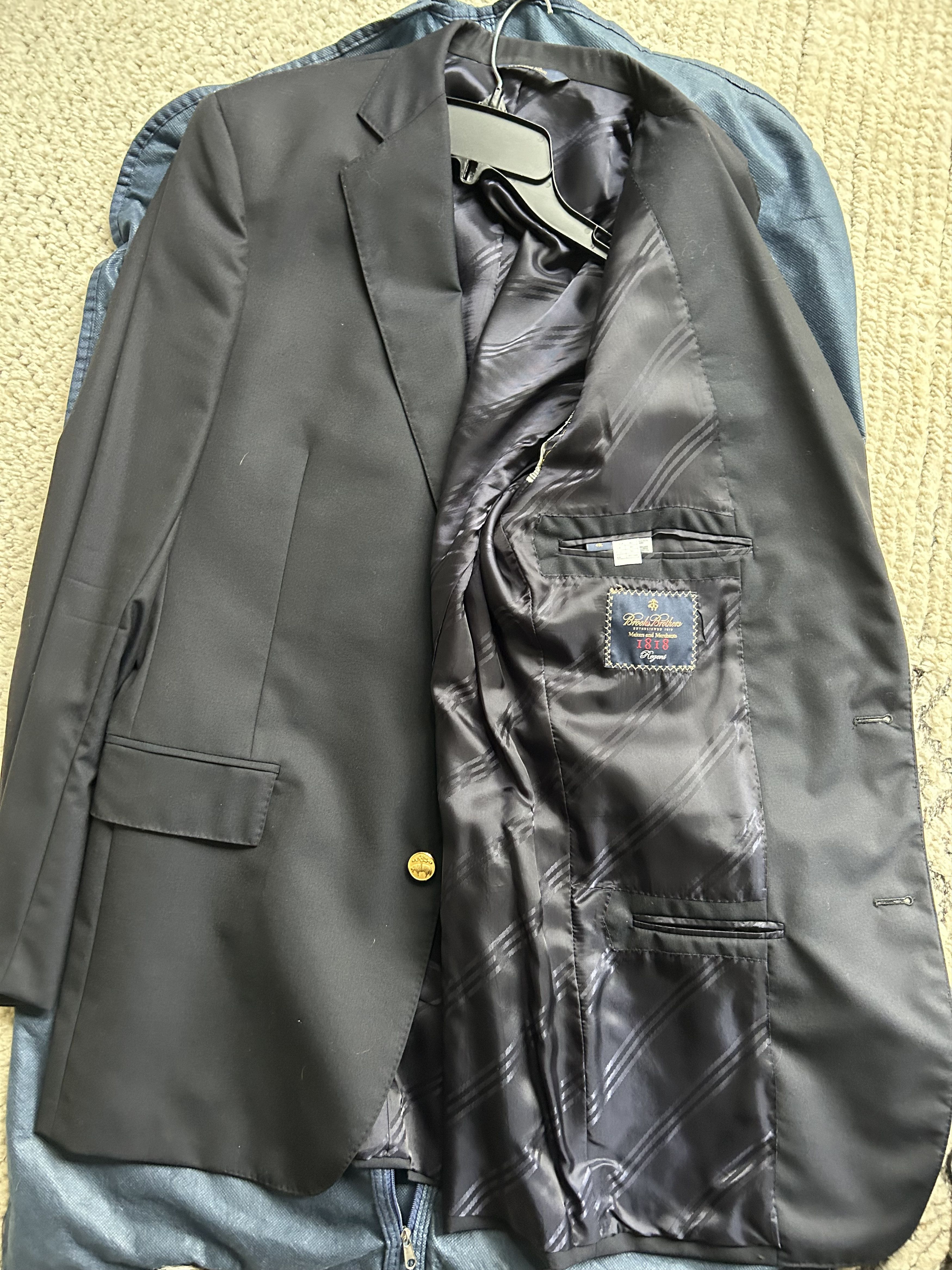Brooks Brothers Brooks Brothers Navy Blazer Regent 1818 Size 40L - 2 Thumbnail
