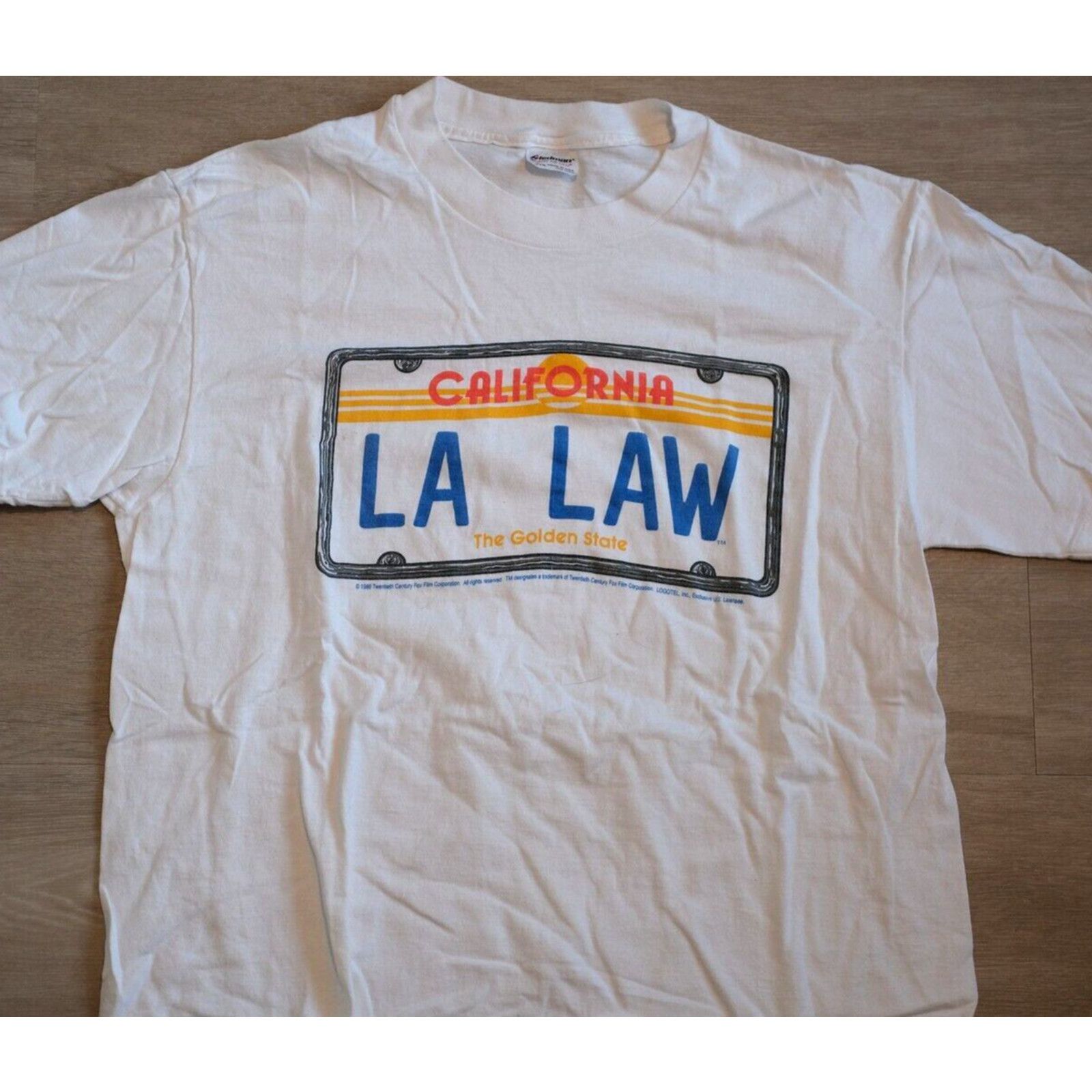 Other Vintage 80s Steelman Super Hi-Cru LA Law Tee Large Graphic Size US L / EU 52-54 / 3 - 1 Thumbnail
