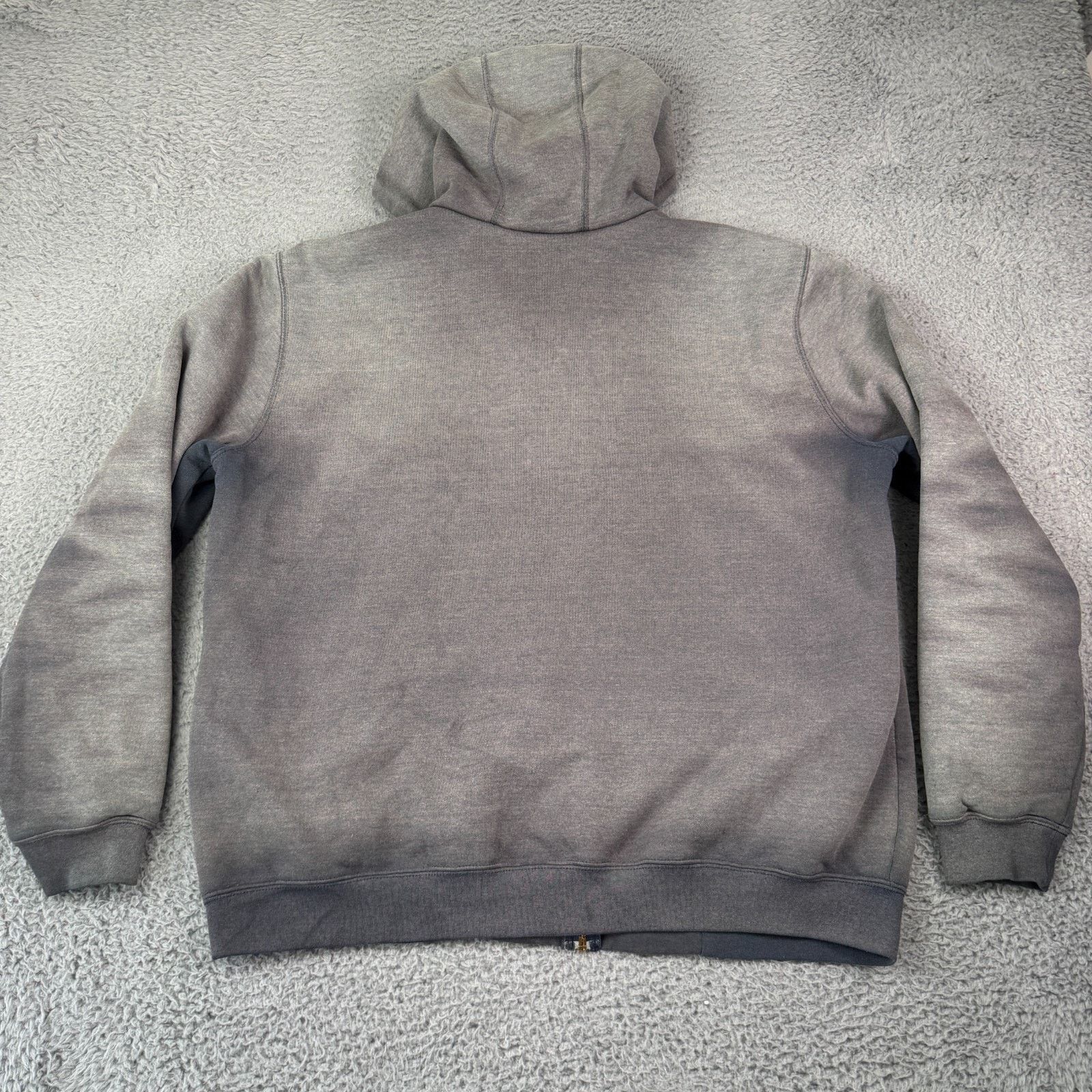 Carhartt Vintage Sun Faded Carhartt Hoodie L Distressed Zip Lined Size US L / EU 52-54 / 3 - 10 Thumbnail