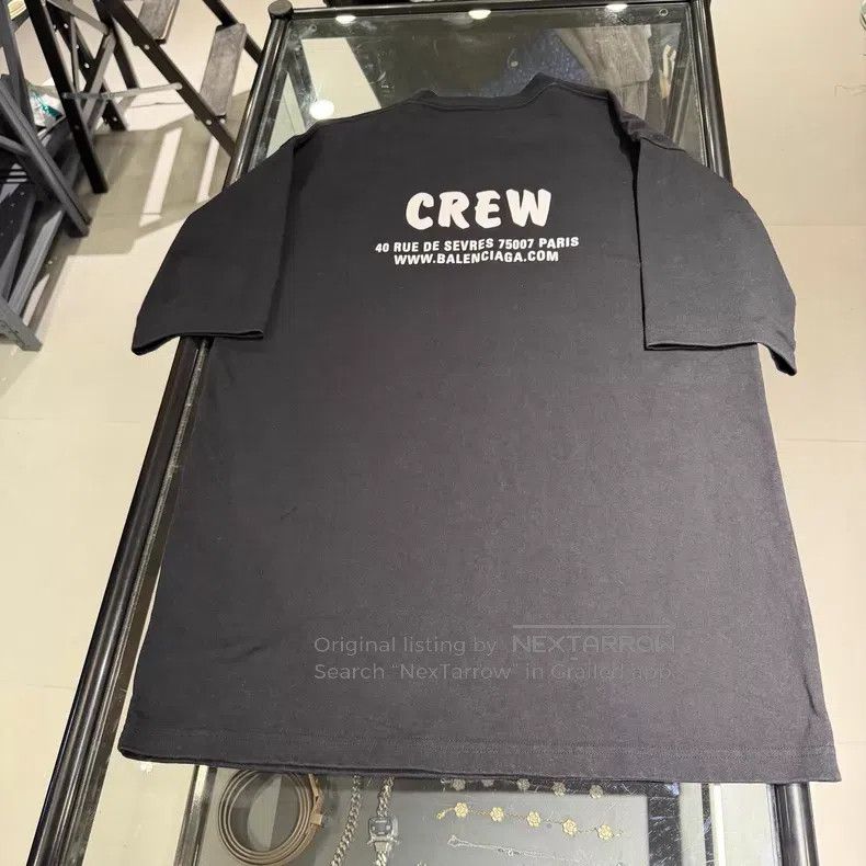Balenciaga Balenciaga Crew Short Sleeve Size US S / EU 44-46 / 1 - 2 Thumbnail