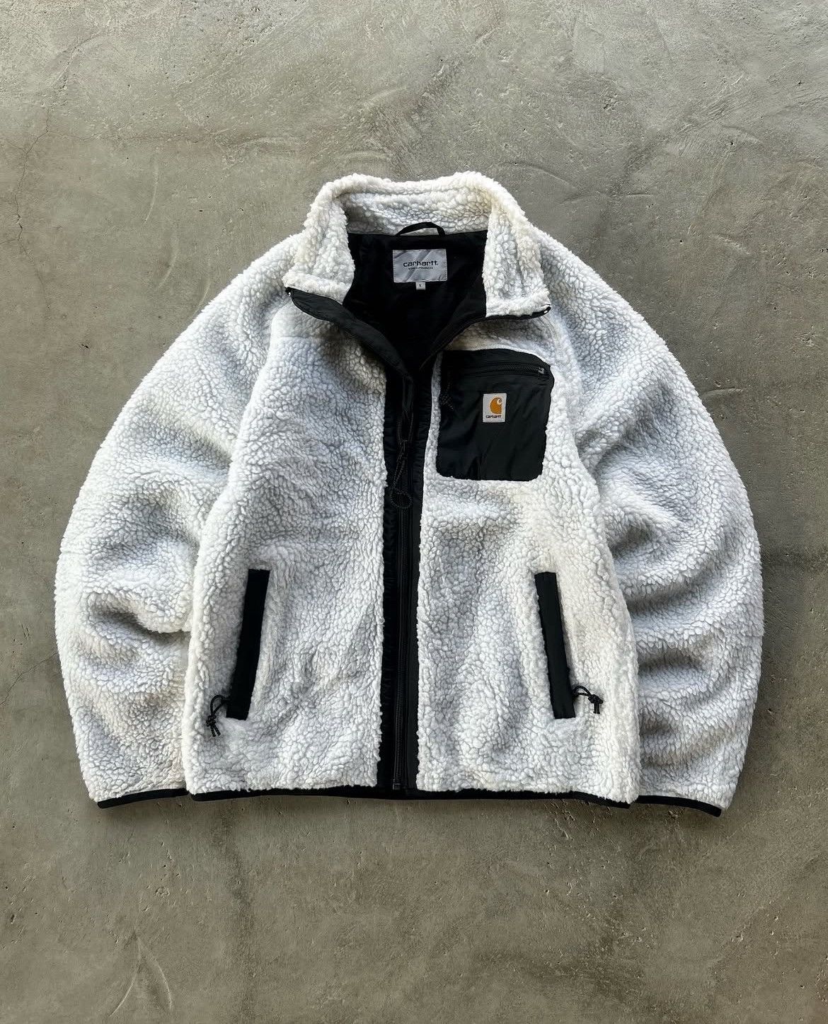 Carhartt × Carhartt Wip × Vintage Carhartt WIP Fleece Jacket Sherpa Zip-Up (S) Size US S / EU 44-46 / 1 - 2 Thumbnail