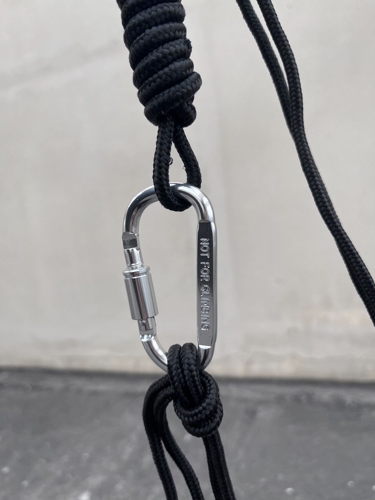 Other High street retro y2k luxury carabiner clip rope belt Size ONE SIZE - 3 Thumbnail