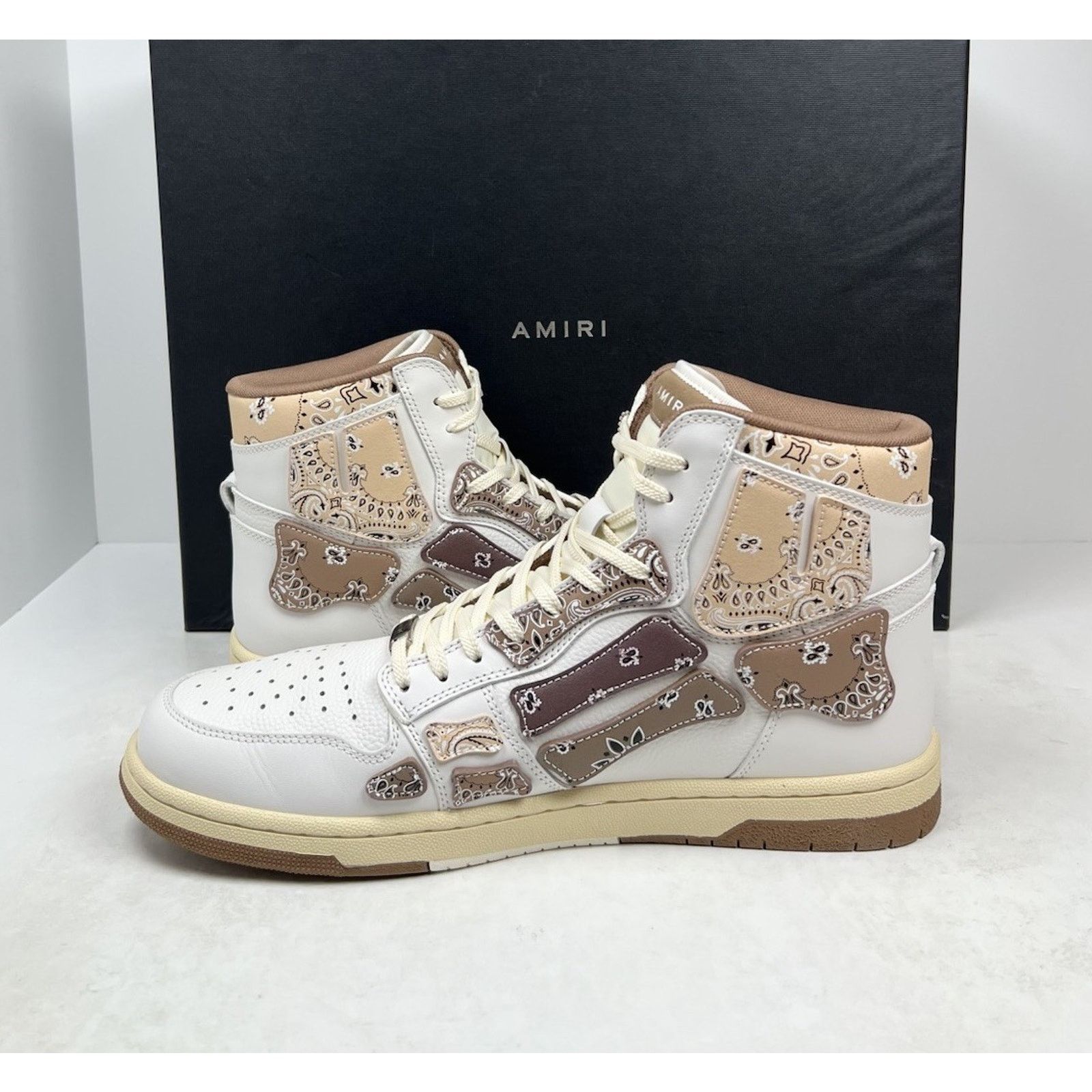 Amiri Size 47EU/14US - Amiri Skel Top Hi Bandana NEW Size US 14 / EU 47 - 6 Thumbnail