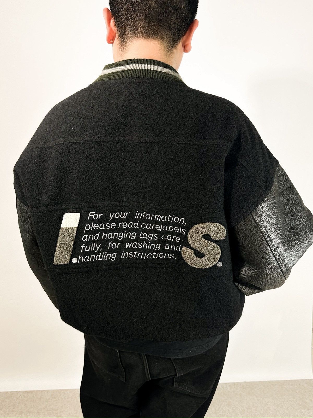 Issey Miyake Issey Miyake I.S. Sport Wool & Lambskin Bomber 🐐 Size US M / EU 48-50 / 2 - 1 Thumbnail