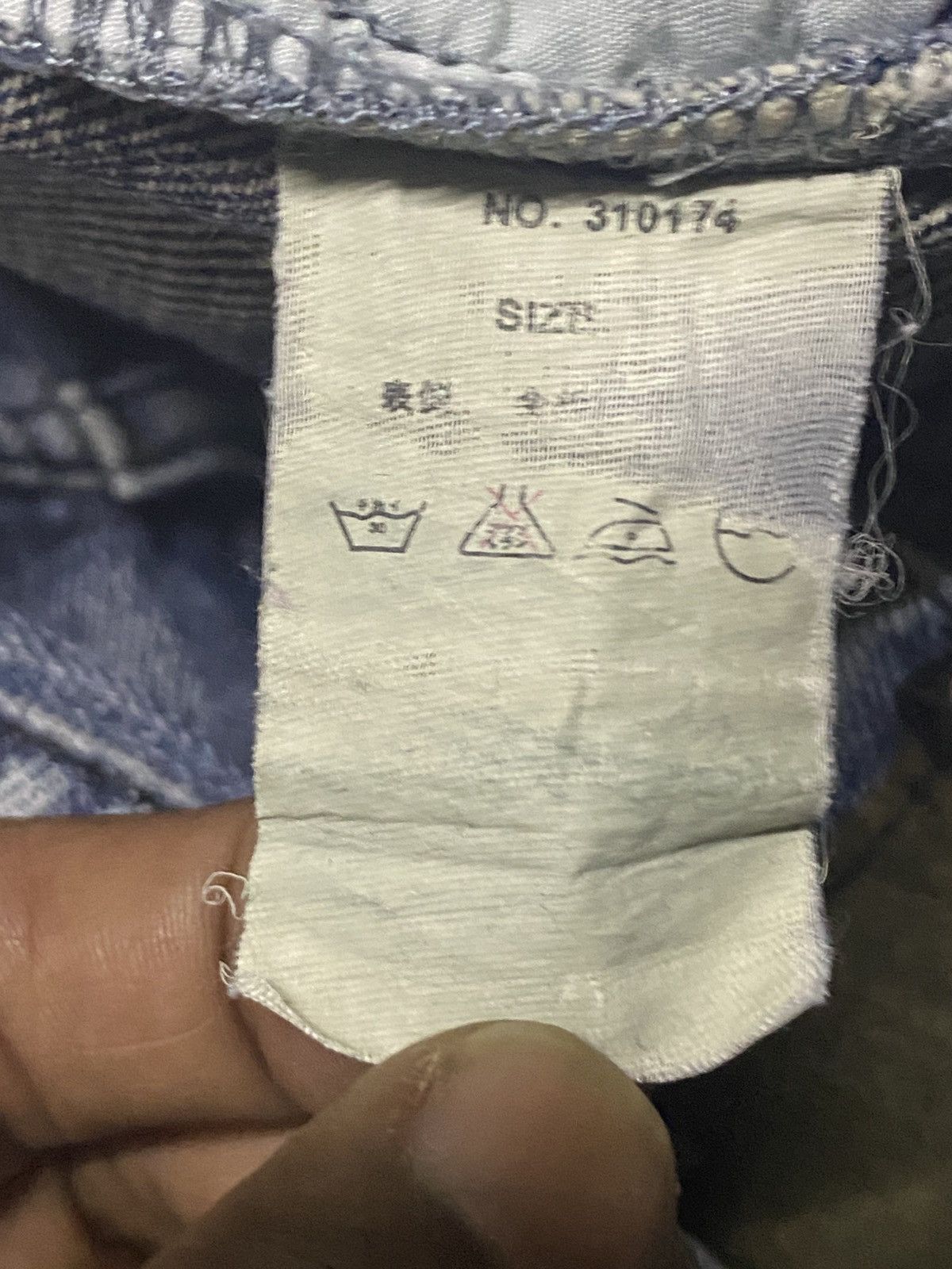 Japanese Brand Vintage Japanese Brand Midas Studd Backpatch Distressed Jean Size US 32 / EU 48 - 18 Thumbnail