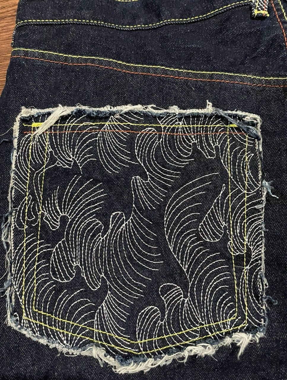 Japanese Brand Martin Ksohoh Jorts RMC Snake Head Embroidery Logo Shorts Size US 36 / EU 52 - 14 Thumbnail