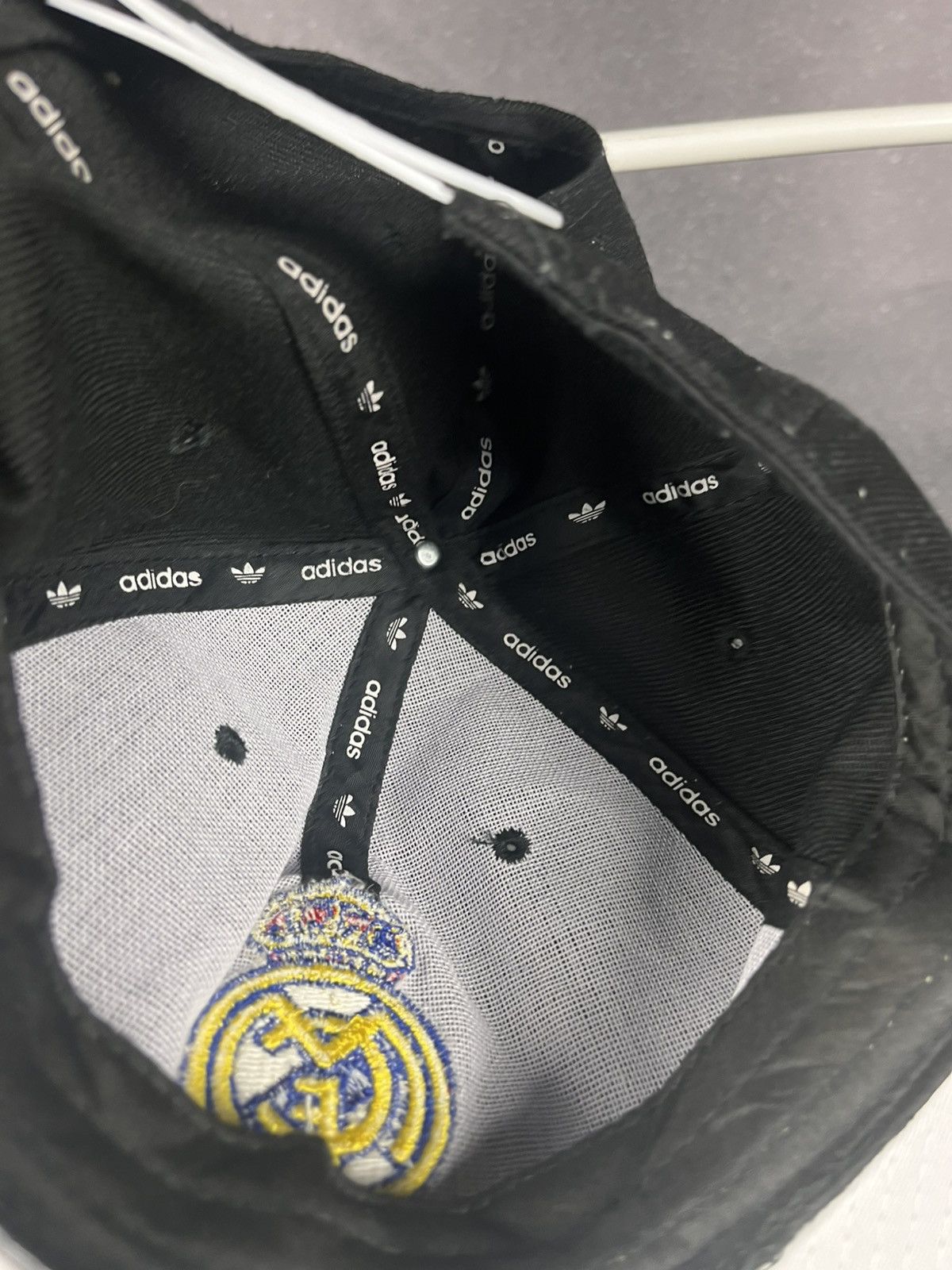 Adidas Vintage retro Real Madrid adidas soccer cap 90s football Size ONE SIZE - 6 Thumbnail