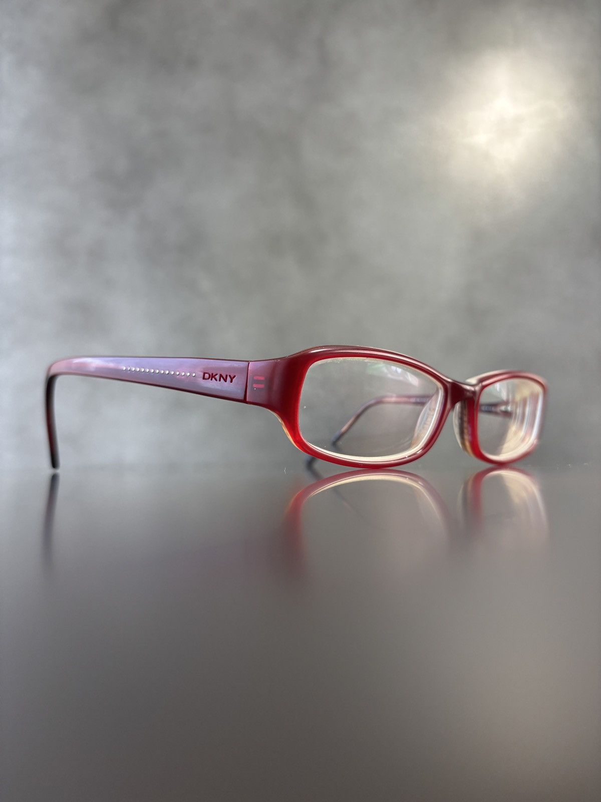DKNY 2000s Vintage DKNY Eyeglasses Frames Studded Y2K Bayonetta Size ONE SIZE - 15 Thumbnail
