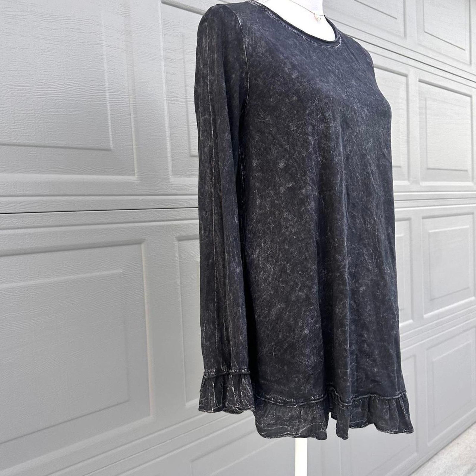 & Other Stories Altard State Size Small Black Marled Flowy Dress Size S / US 4 / IT 40 - 4 Thumbnail