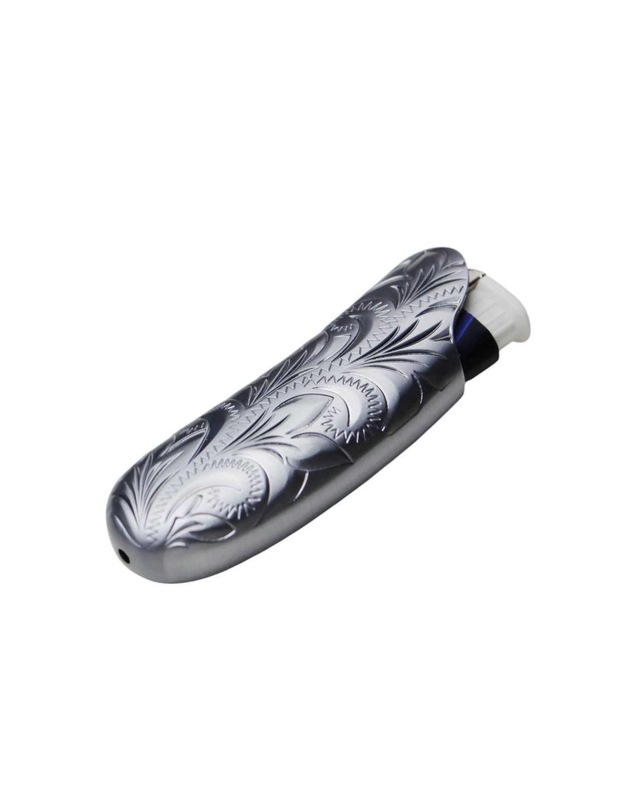 Vintage 2000S JAPANESE MADE ENGRAVED SILVER-TONE CASE TORCH LIGHTER Size ONE SIZE - 2 Thumbnail