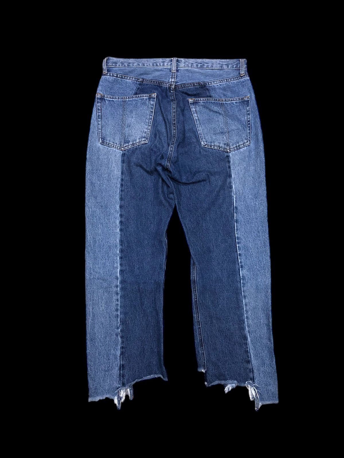HARE RECONSTRUCTED CROPPED DENIM BY HARE Size US 32 / EU 48 - 3 Thumbnail