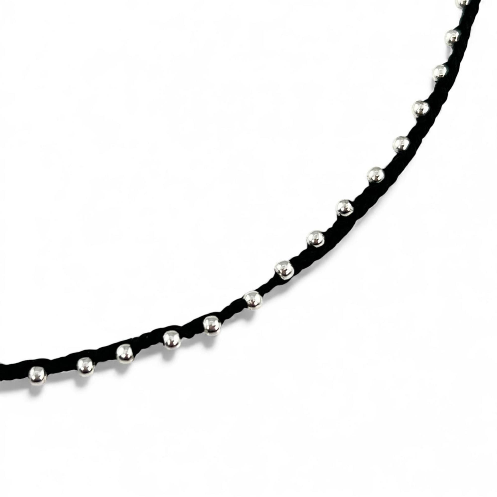 Gucci Gucci Horsebit Necklace, 925 Sterling Silver, Black, Approx. 8g, Unisex Size ONE SIZE - 1 Thumbnail