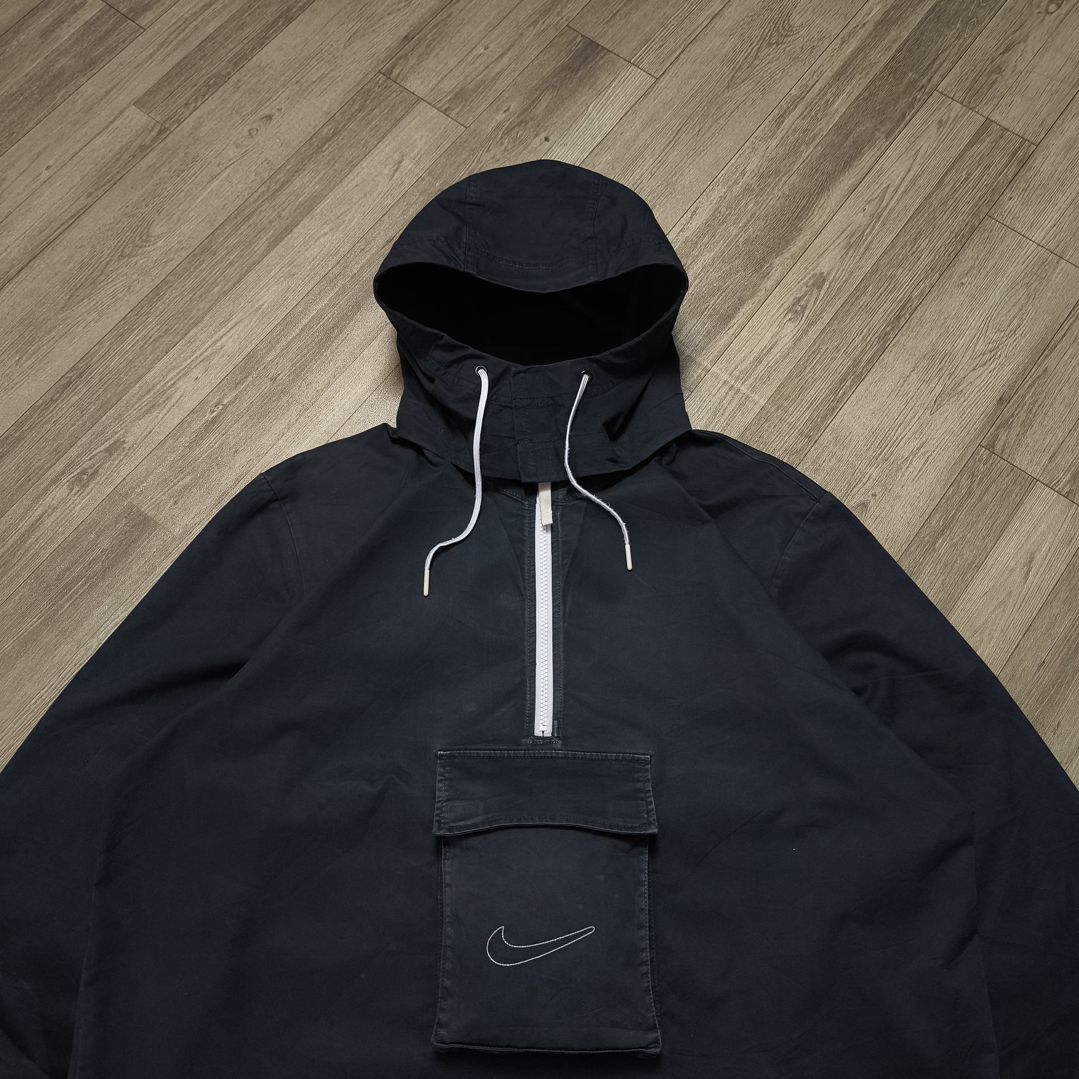 Fragment Design × Nike Nike Sportswear Unlined Anorak Waffle 2 Jacket Black Size US XL / EU 56 / 4 - 3 Thumbnail