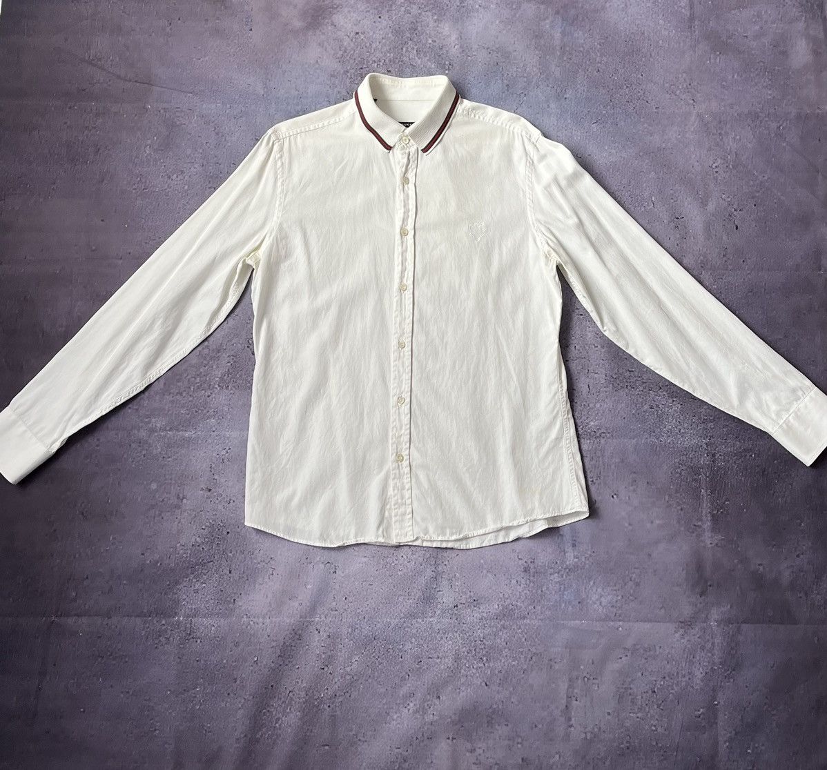 Gucci Gucci White Shirts Collar “Gucci” size 41 Size US XS / EU 42 / 0 - 1 Thumbnail
